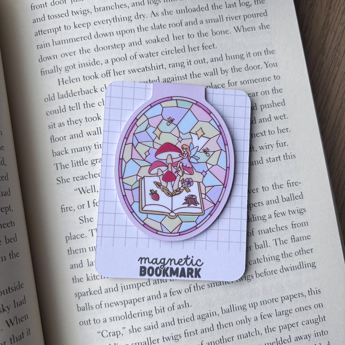 Fairy Stained Glass | Magnetic Bookmark