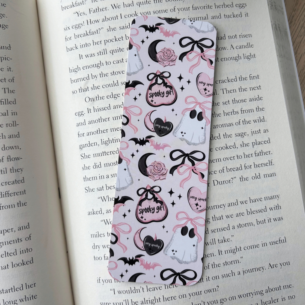 Spooky Girl Traditional Bookmark