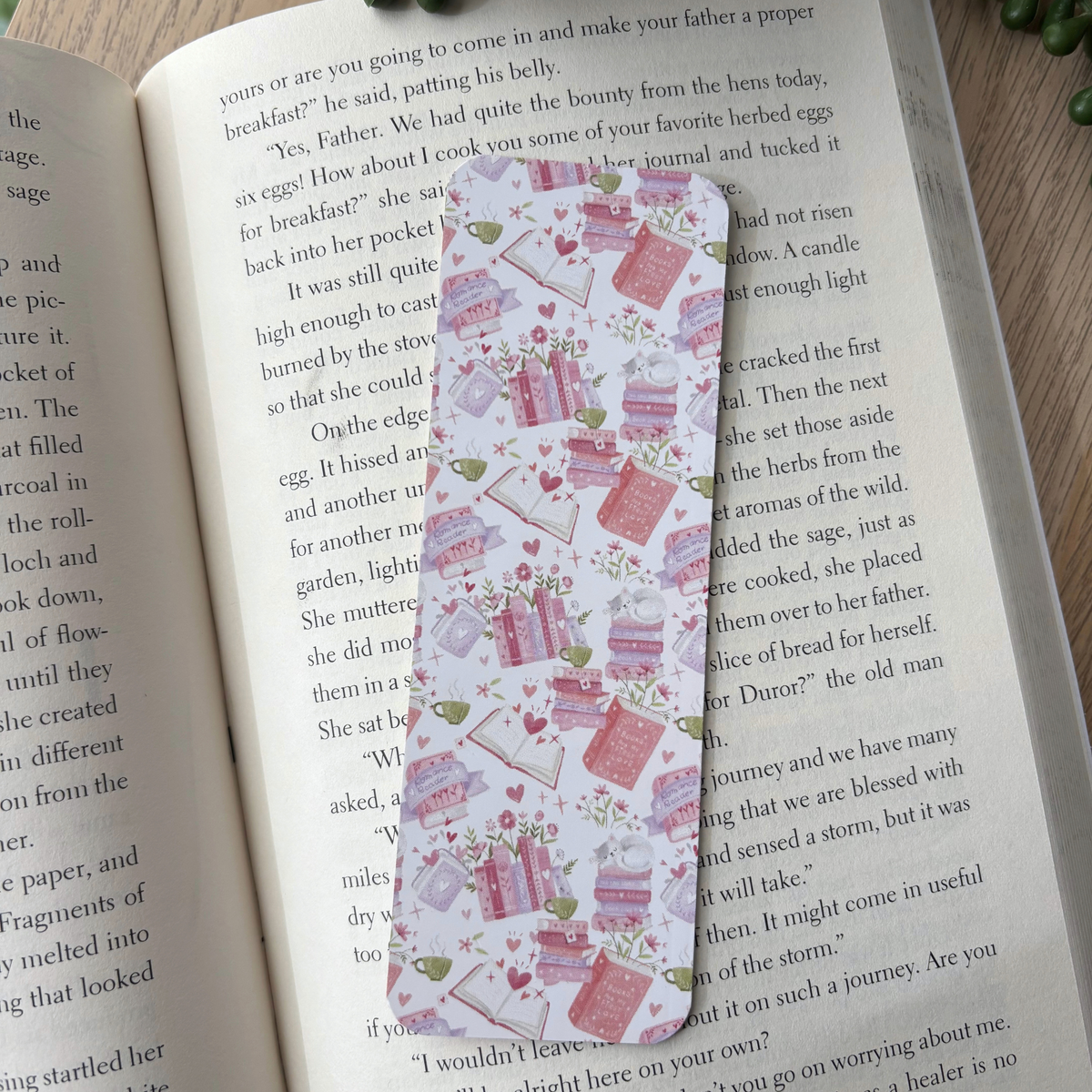 Romance Reader Traditional Bookmark