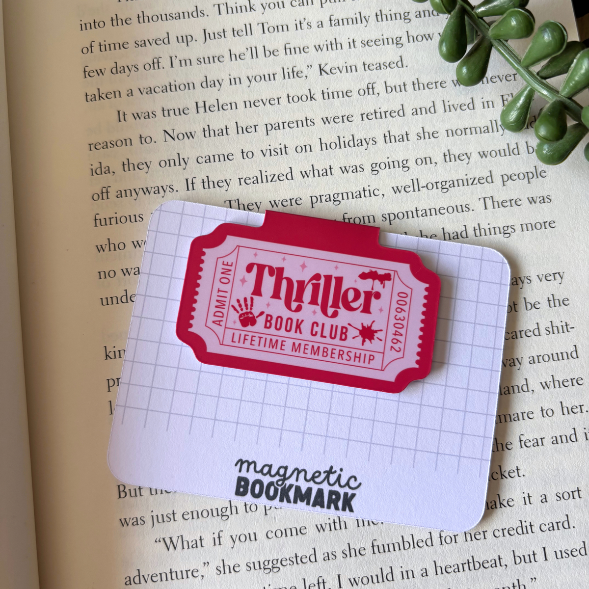 Thriller Bookclub | Magnetic Bookmark