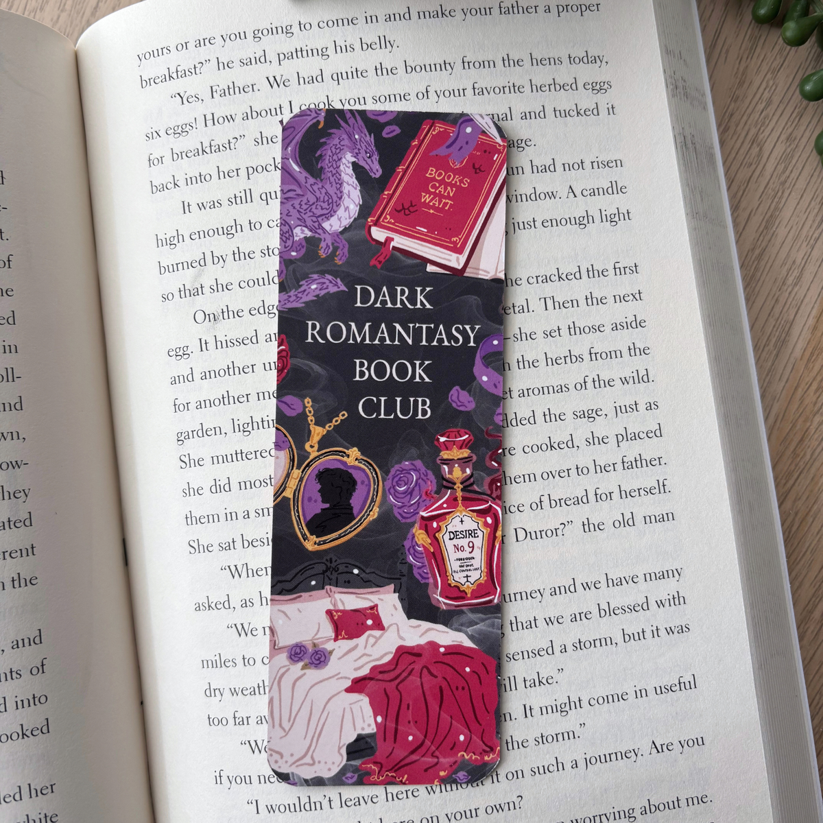 Dark Romantasy Club Traditional Bookmark