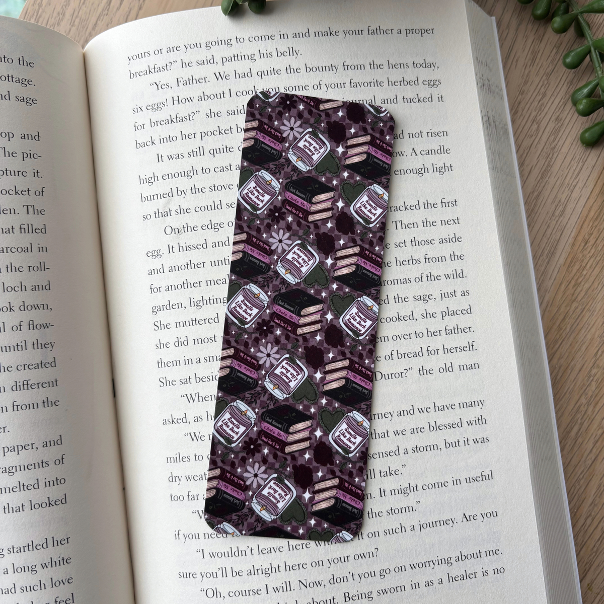 Smells like Dark Romance Traditional Bookmark