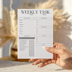 Weekly Task Notepad (Variety)