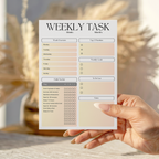 Weekly Task Notepad (Variety)