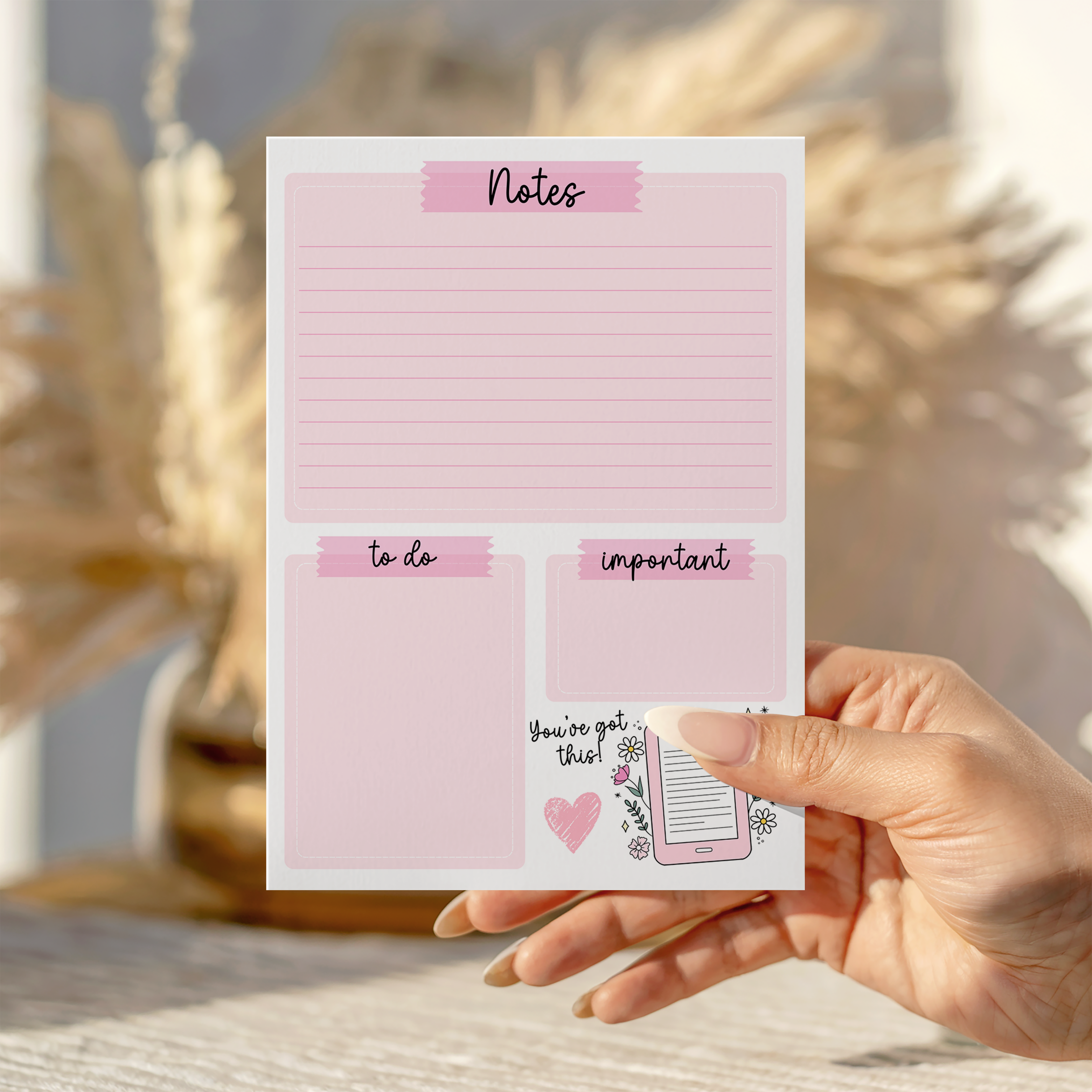 You've got this To do list Notepad