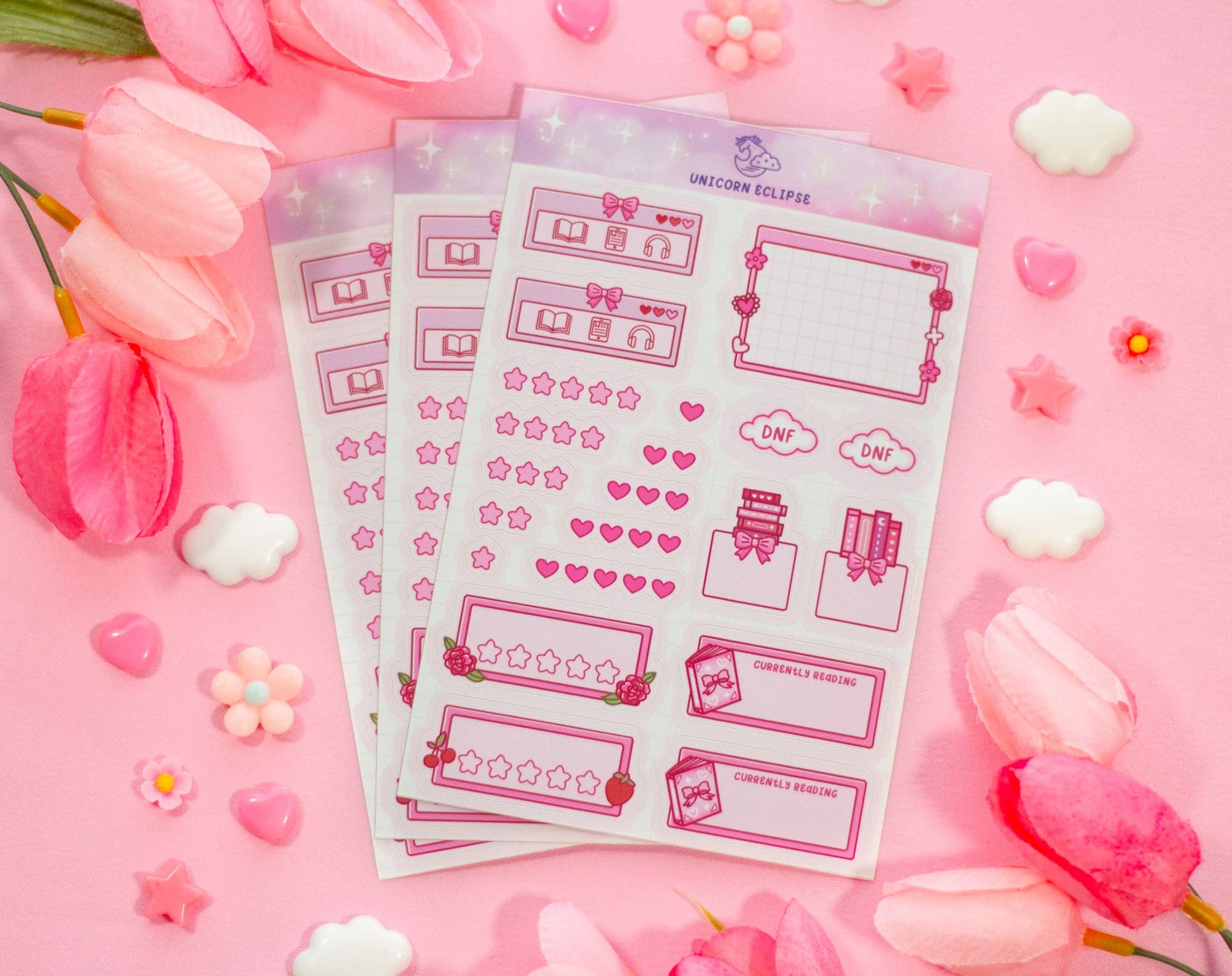 Love Story Book Review Sticker Sheet