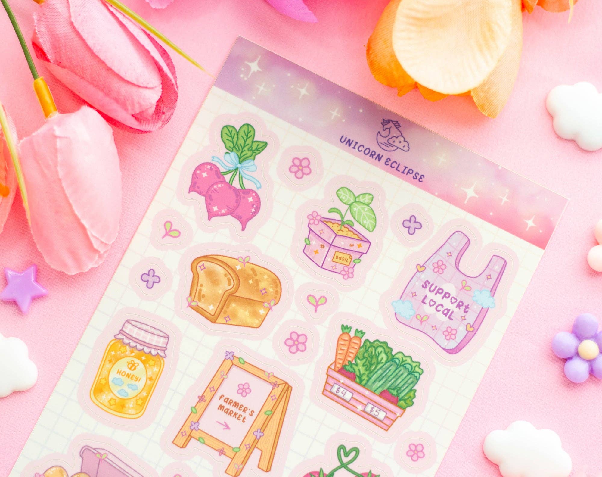 Farmers Market Sticker Sheet