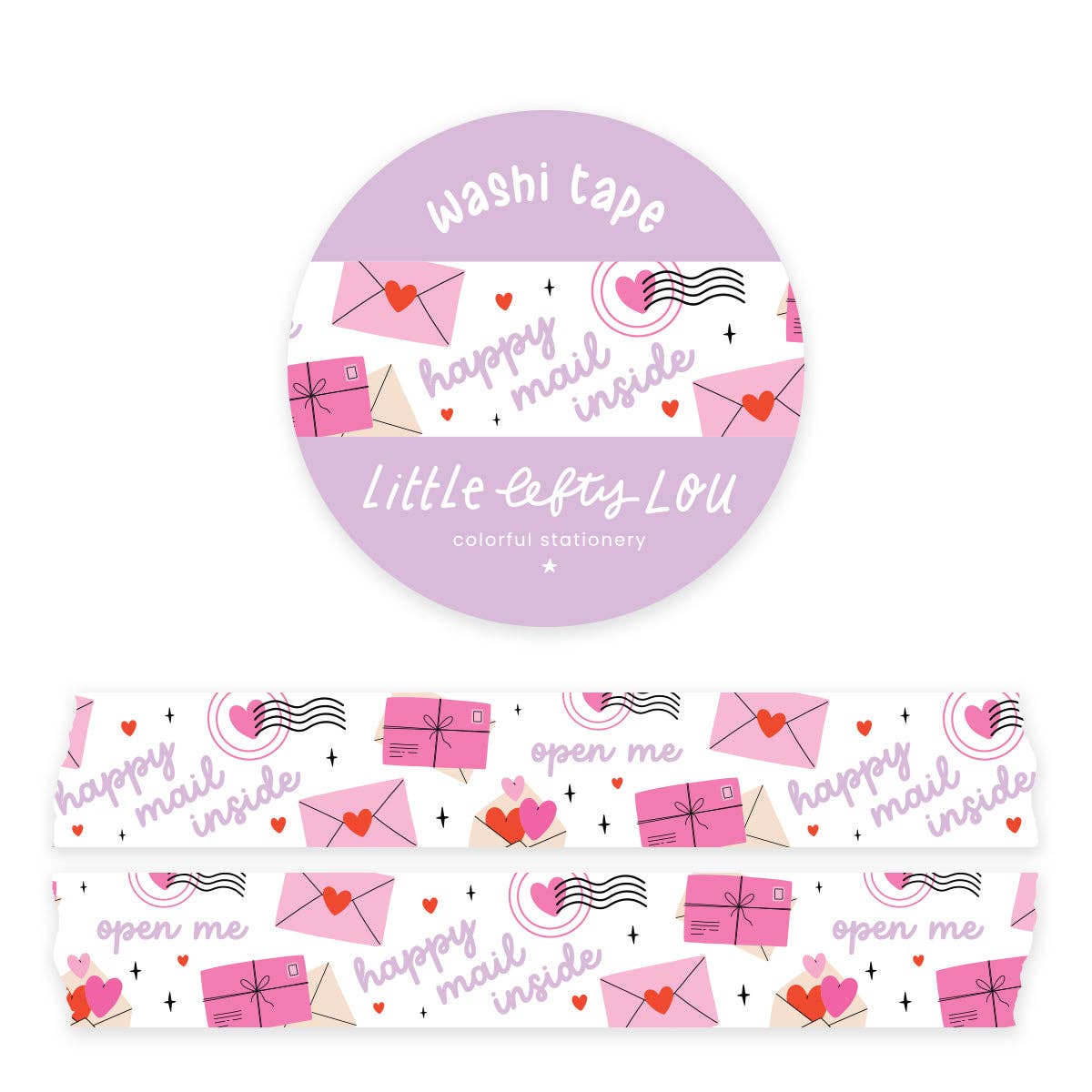 Happy Mail Inside Washi Tape