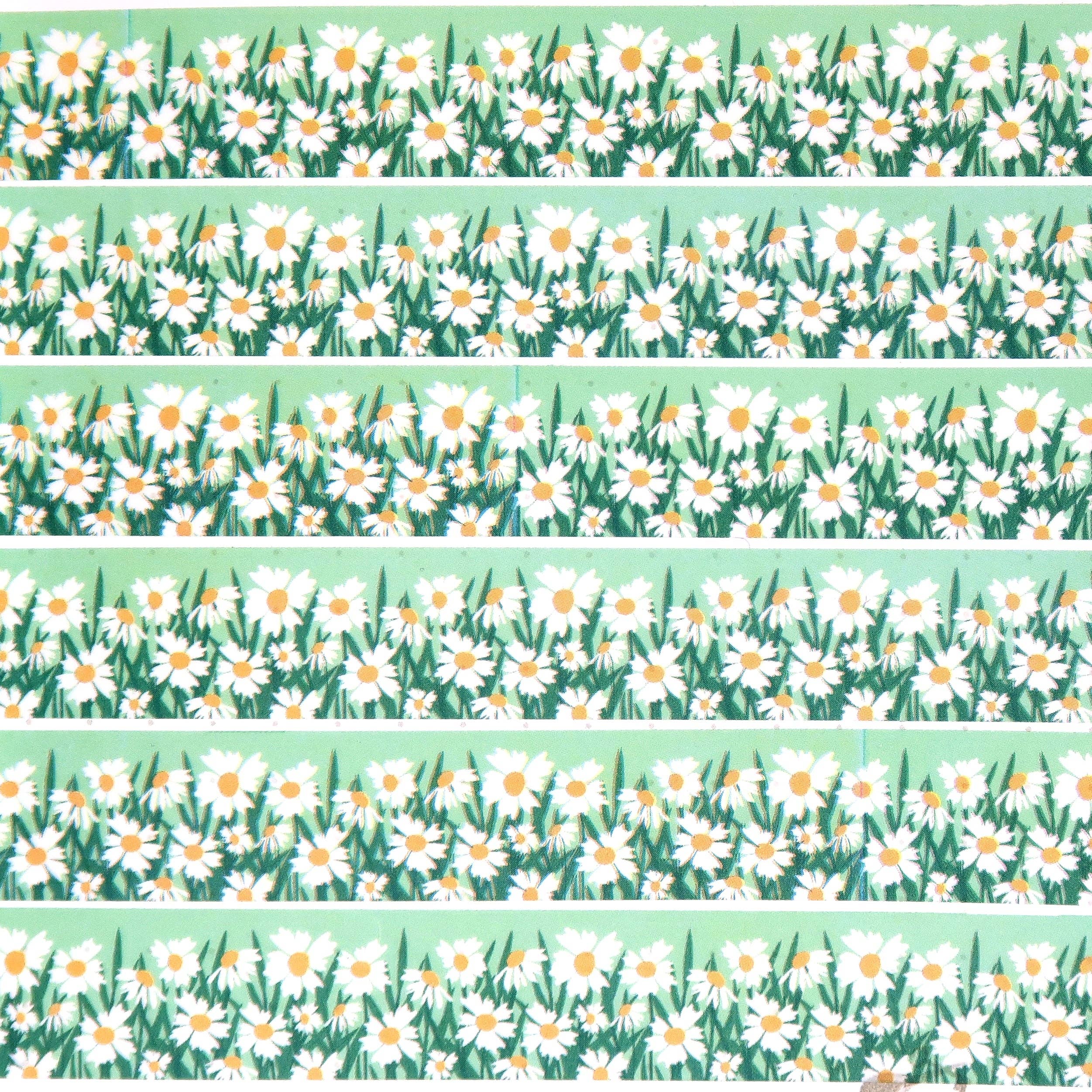 Daisies Border Washi Tape