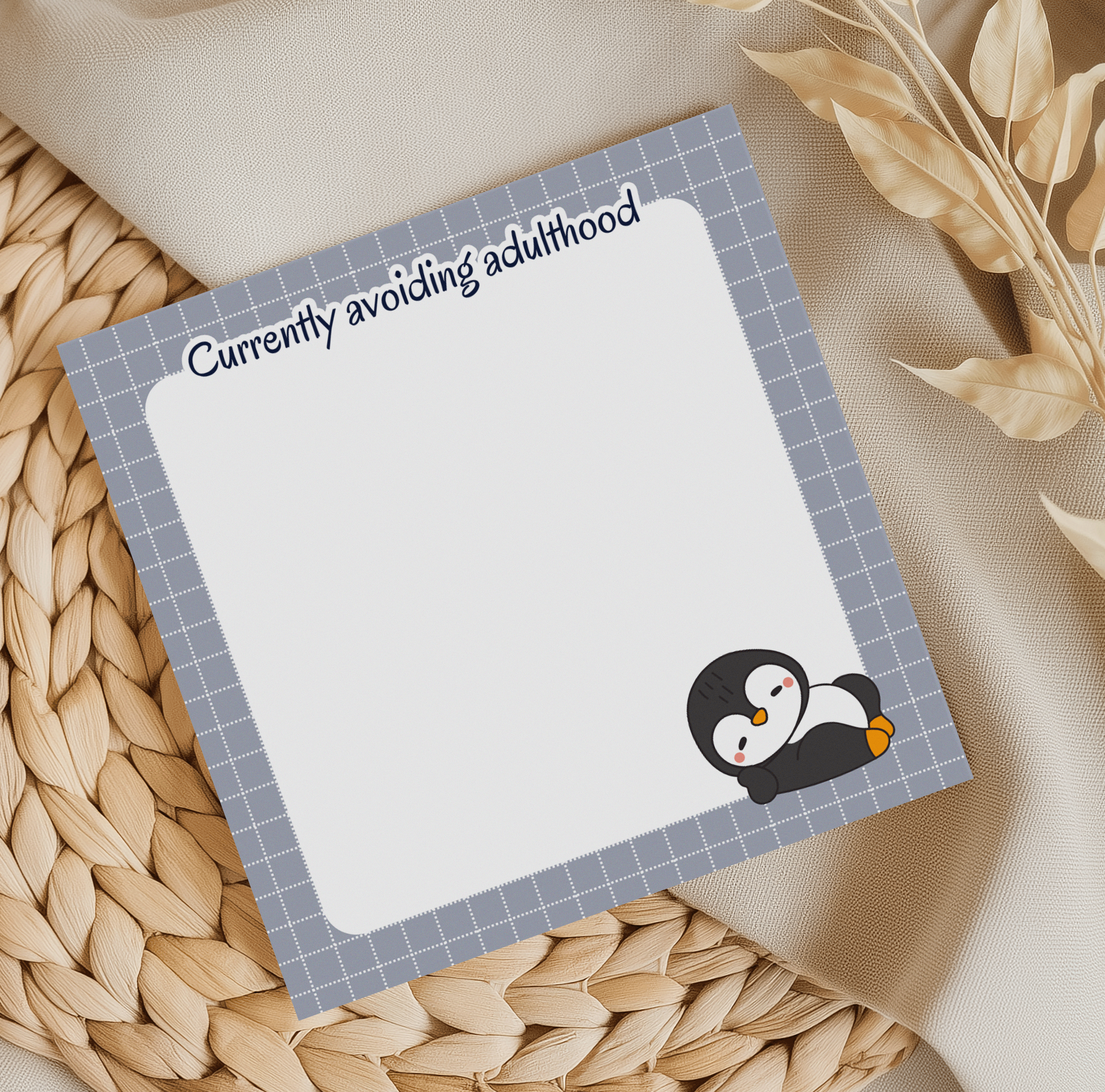 Avoiding Adulthood Memo Pad