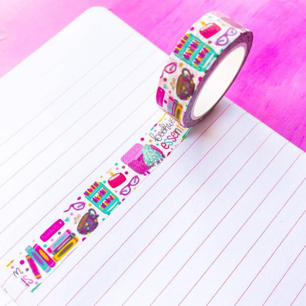Bookworm Essentials Washi Tape