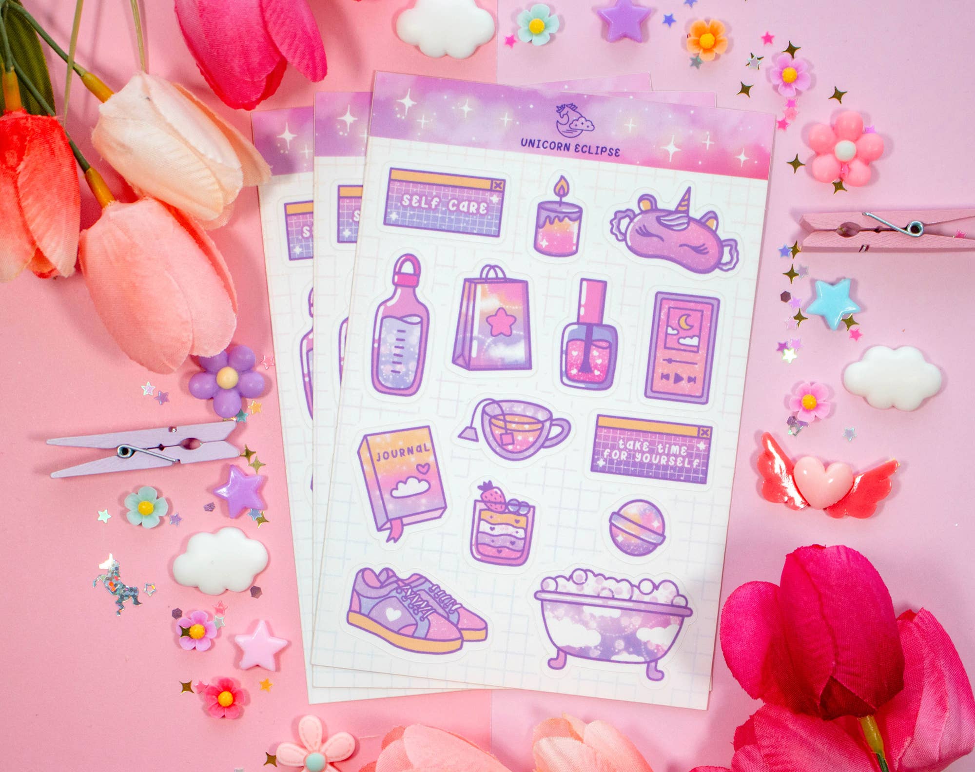 Self Care Sticker Sheet