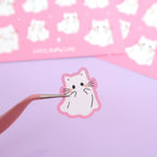 Ghost Cats Waterproof Stickers