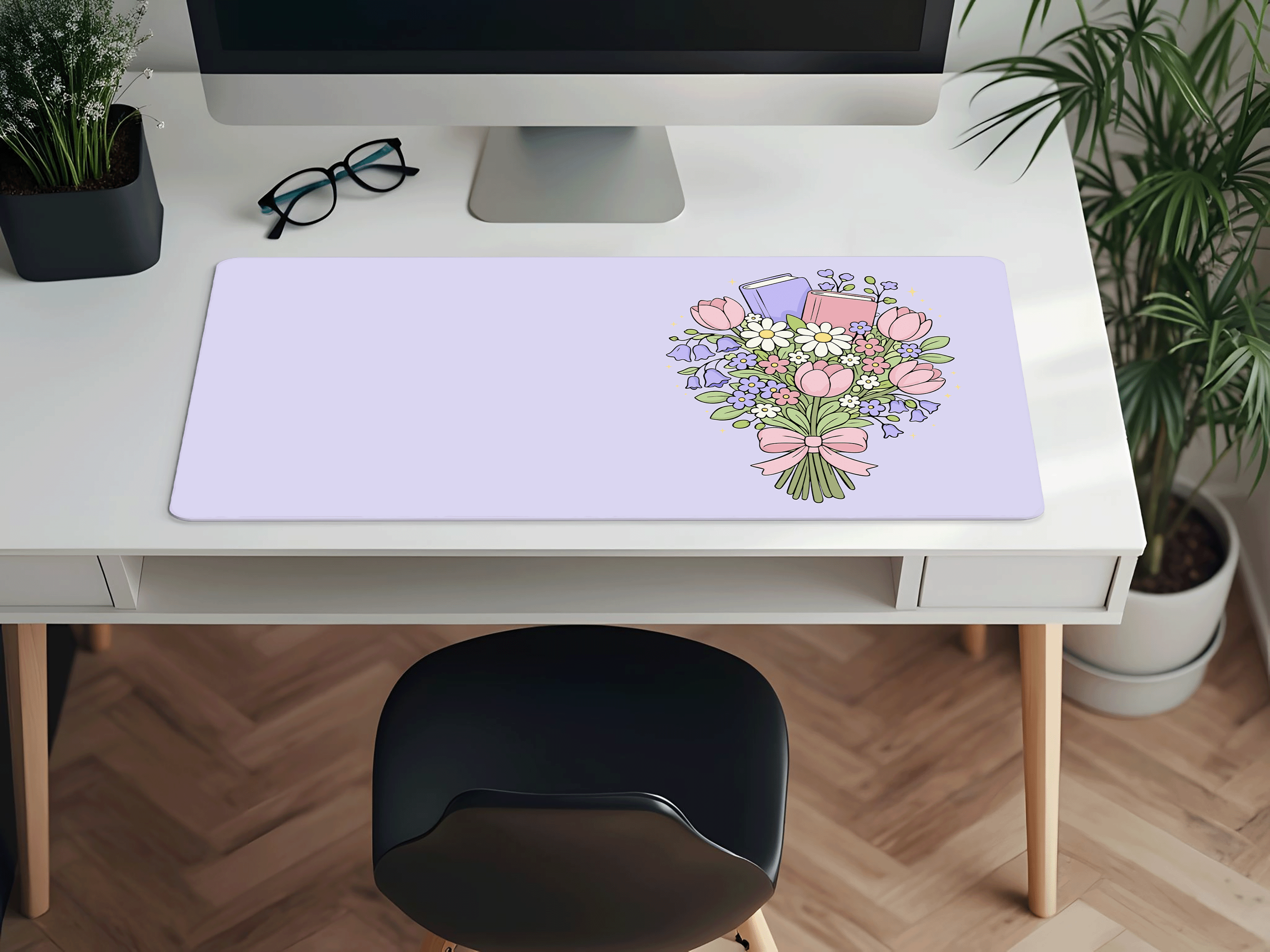 Book Bouquet Desk Mat - PRE ORDER