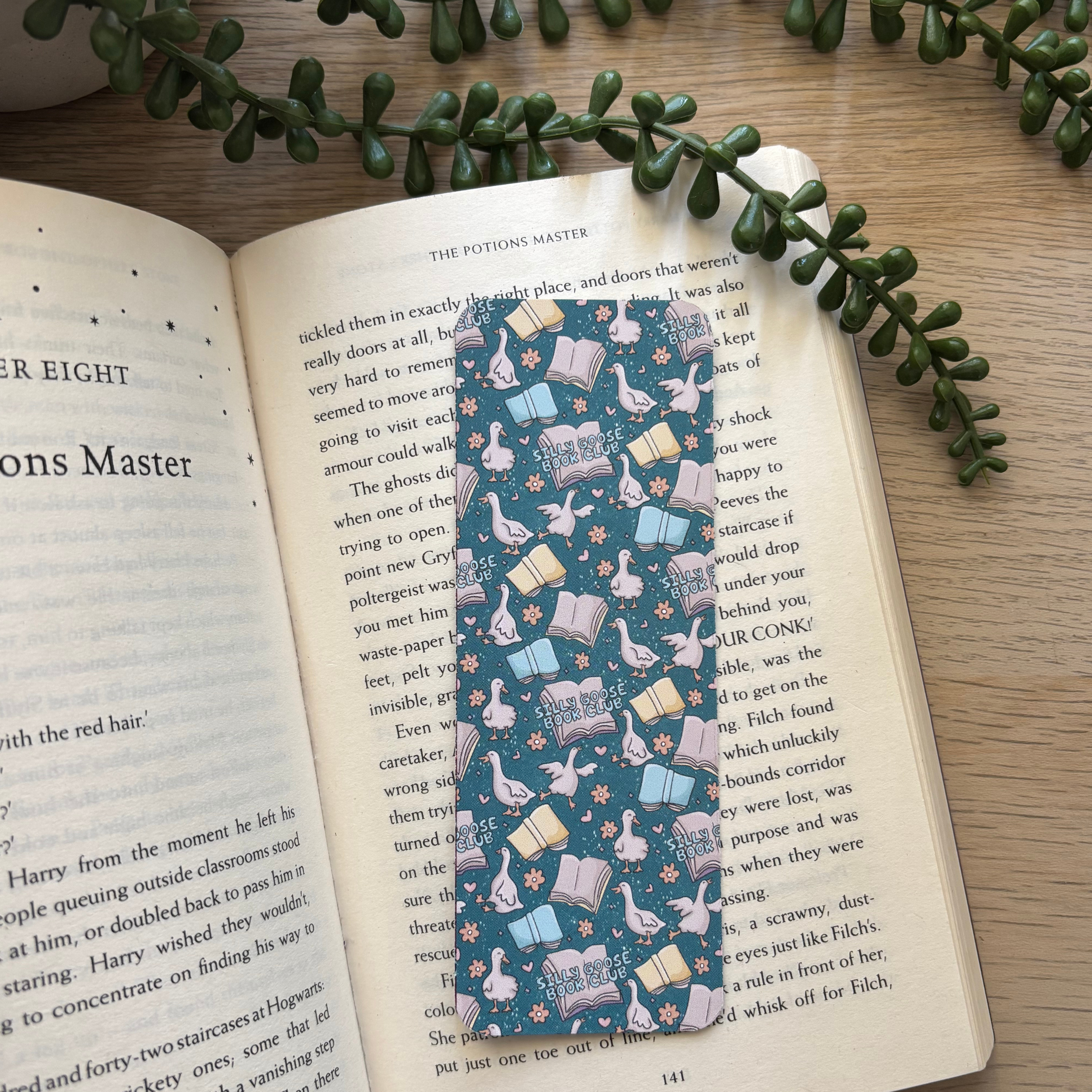 Silly Goose Book Club Traditional Bookmark
