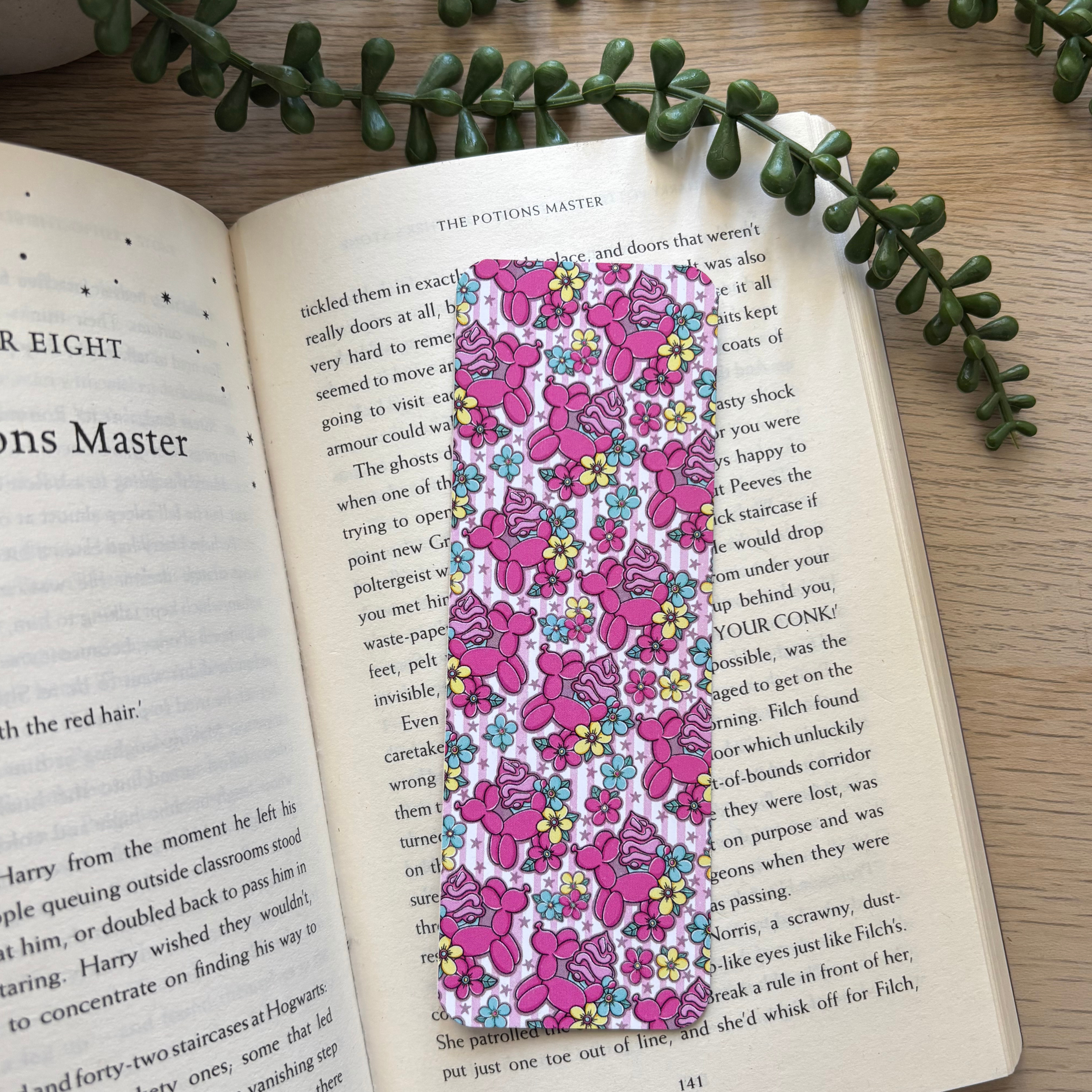 Sweets Balloon Dog Traditional Bookmark
