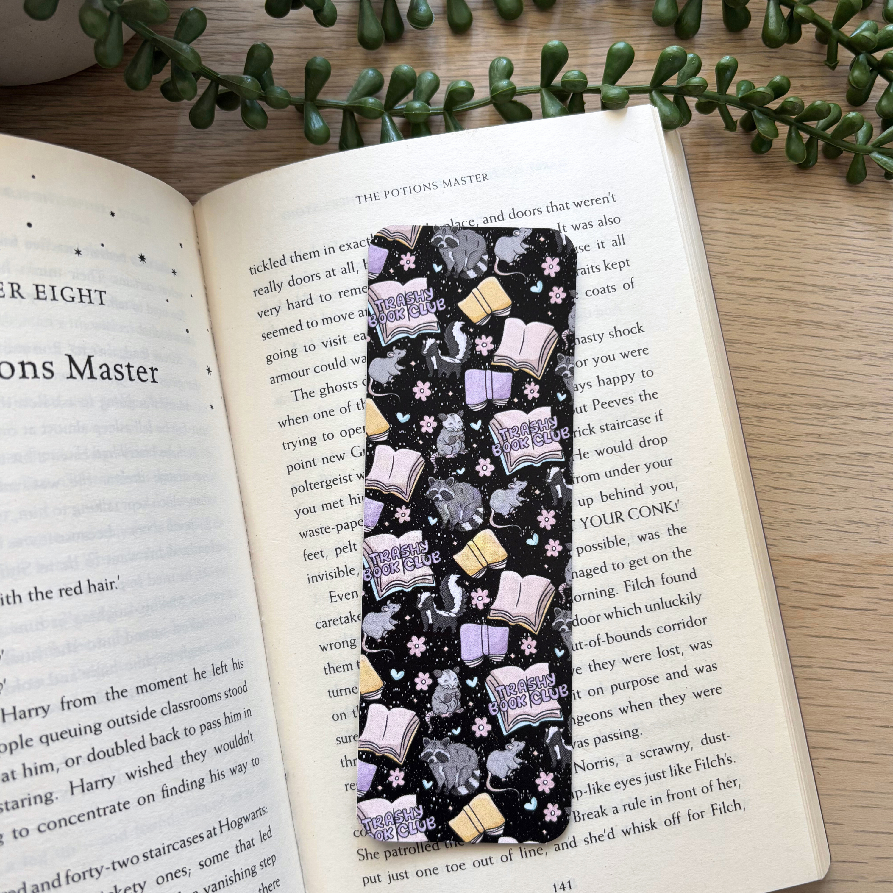Trashy Book Lover Traditional Bookmark