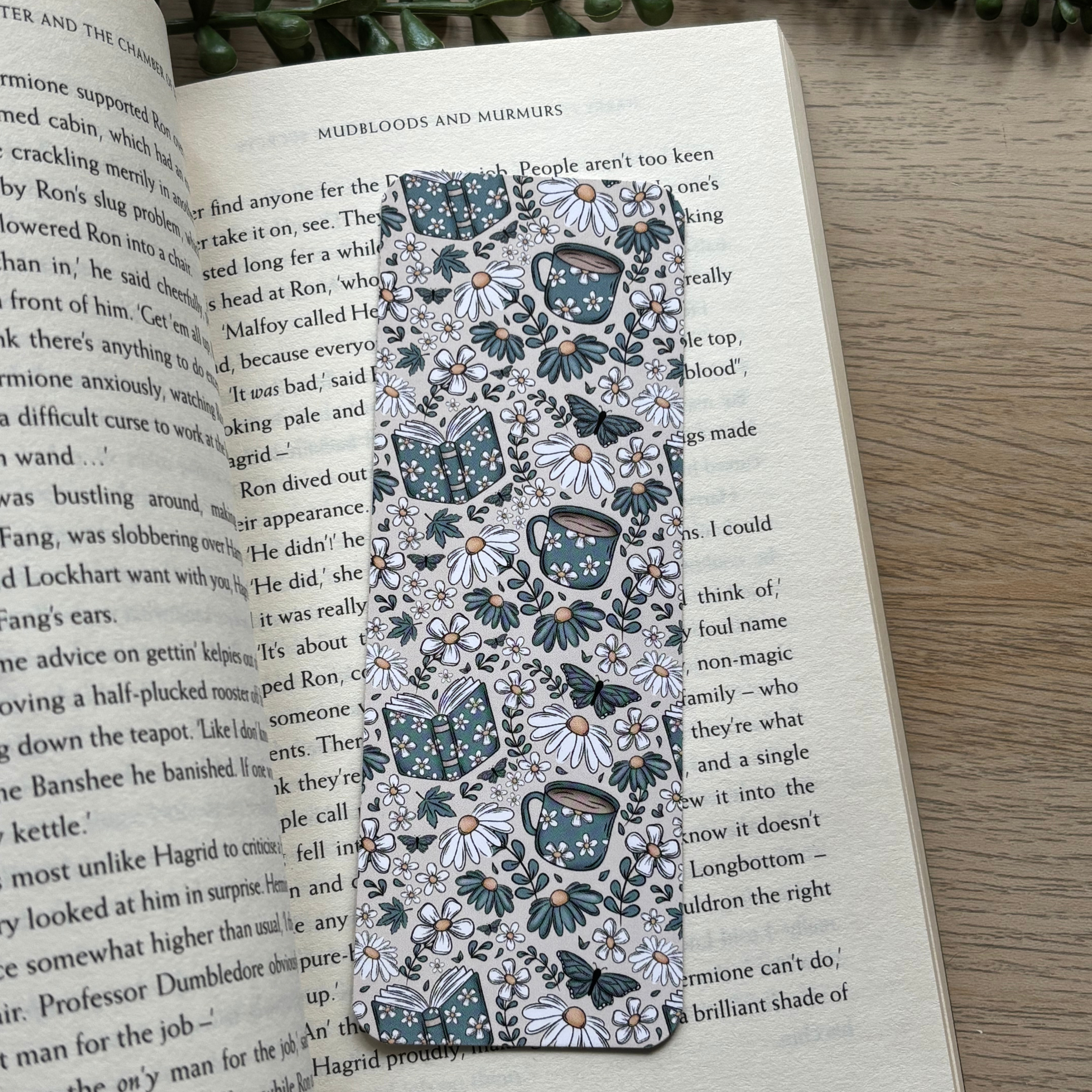 Coffee Books Traditional Bookmark