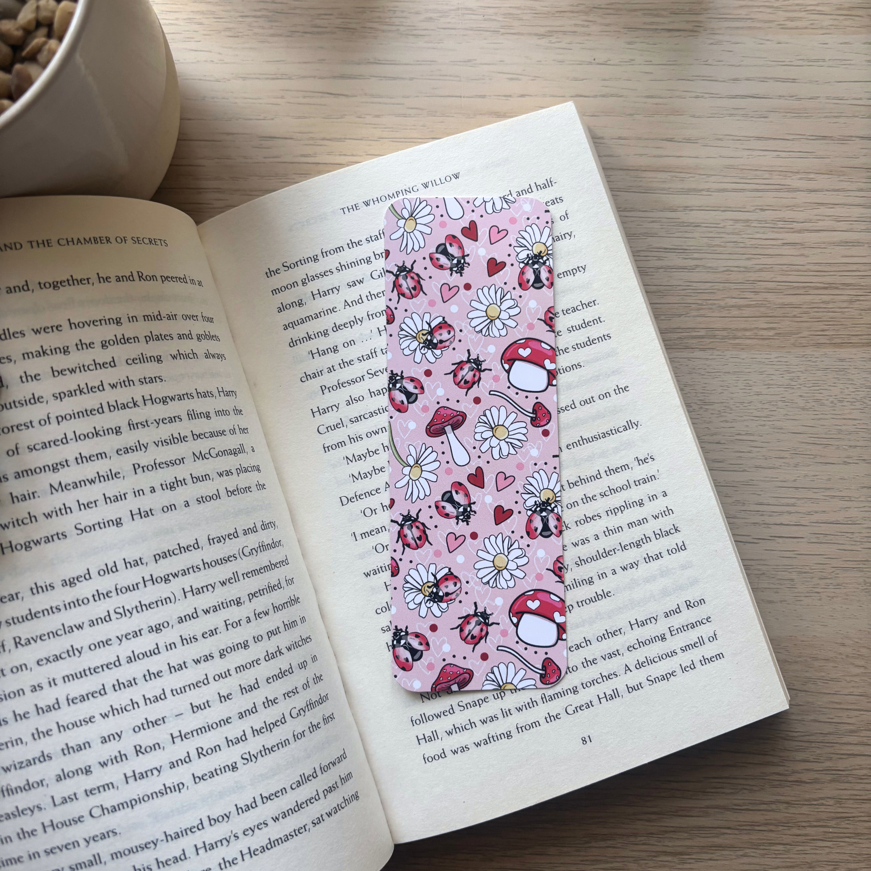 Ladybug Traditional Bookmark