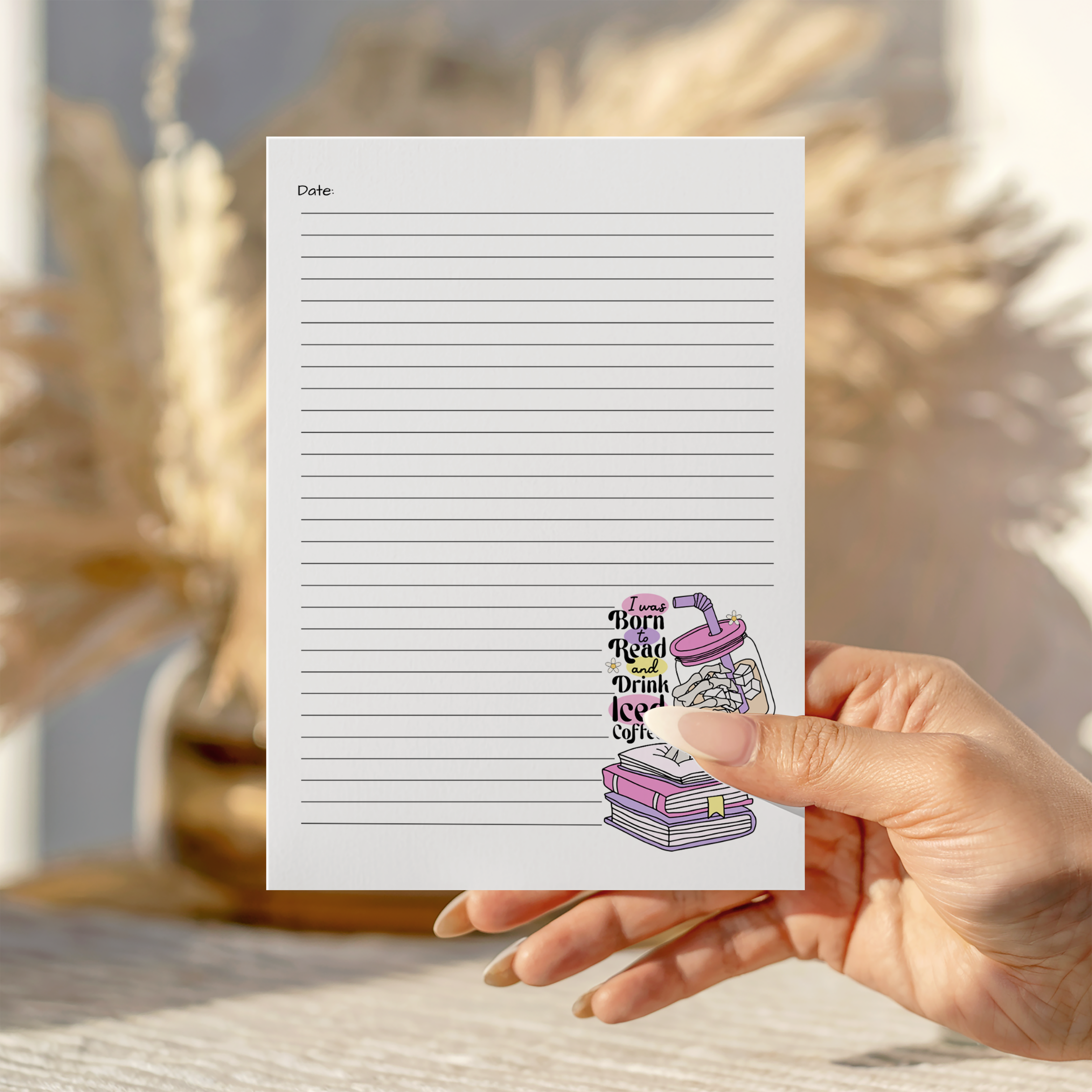 Born to read Notepad A5