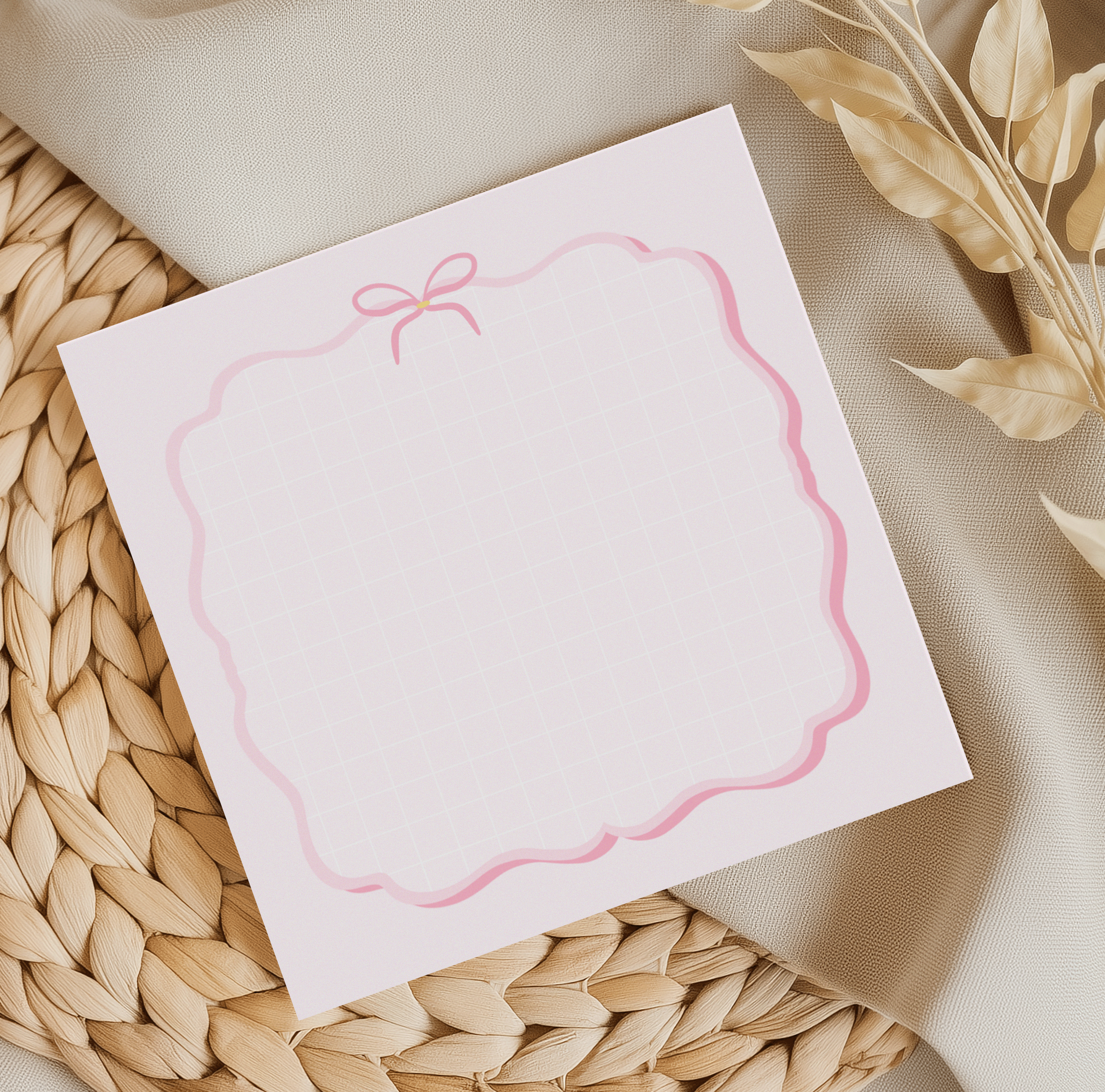 Sweet Bow Memo Pad