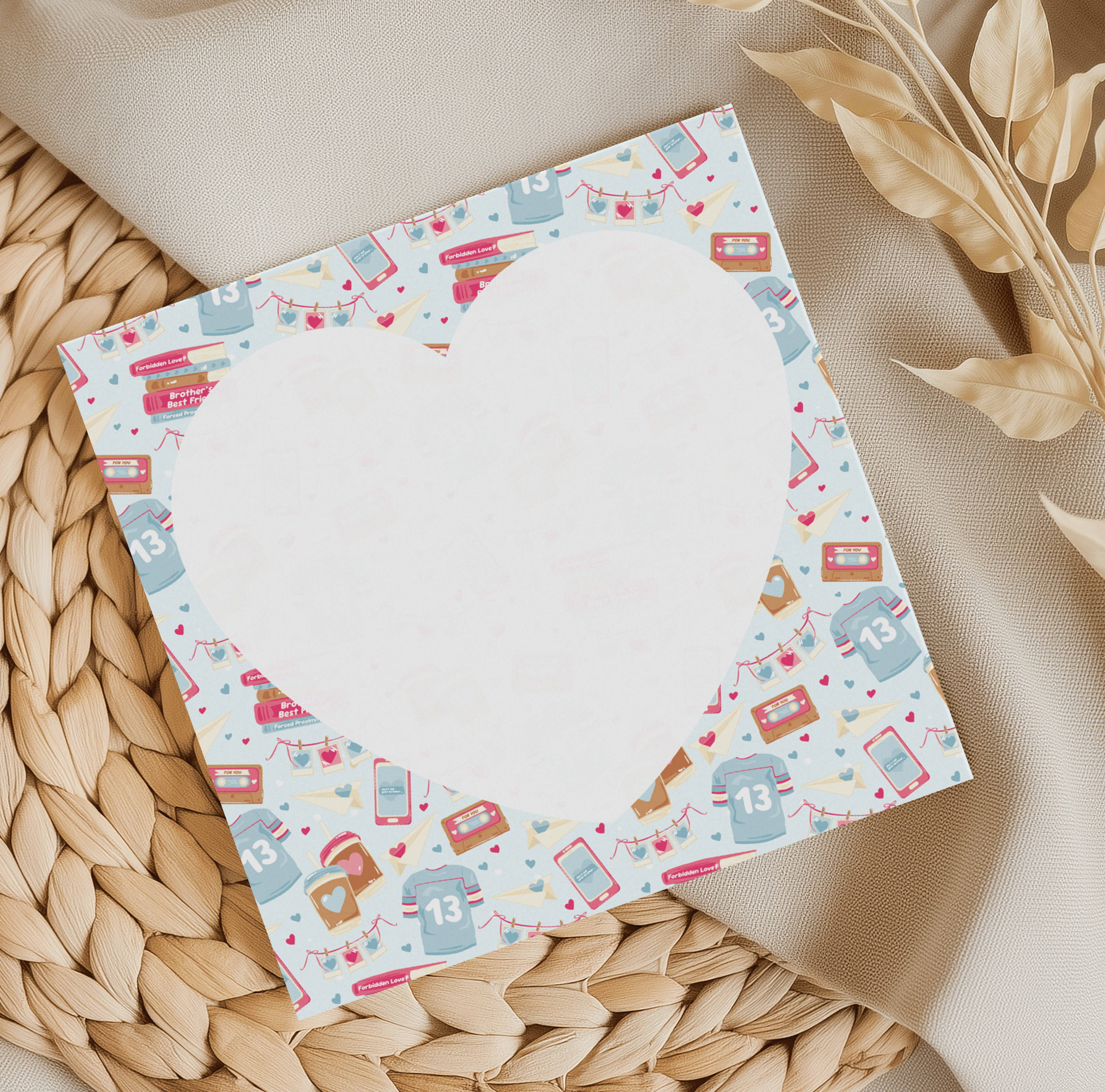 Brothers Best Friend Blue Memo Pad