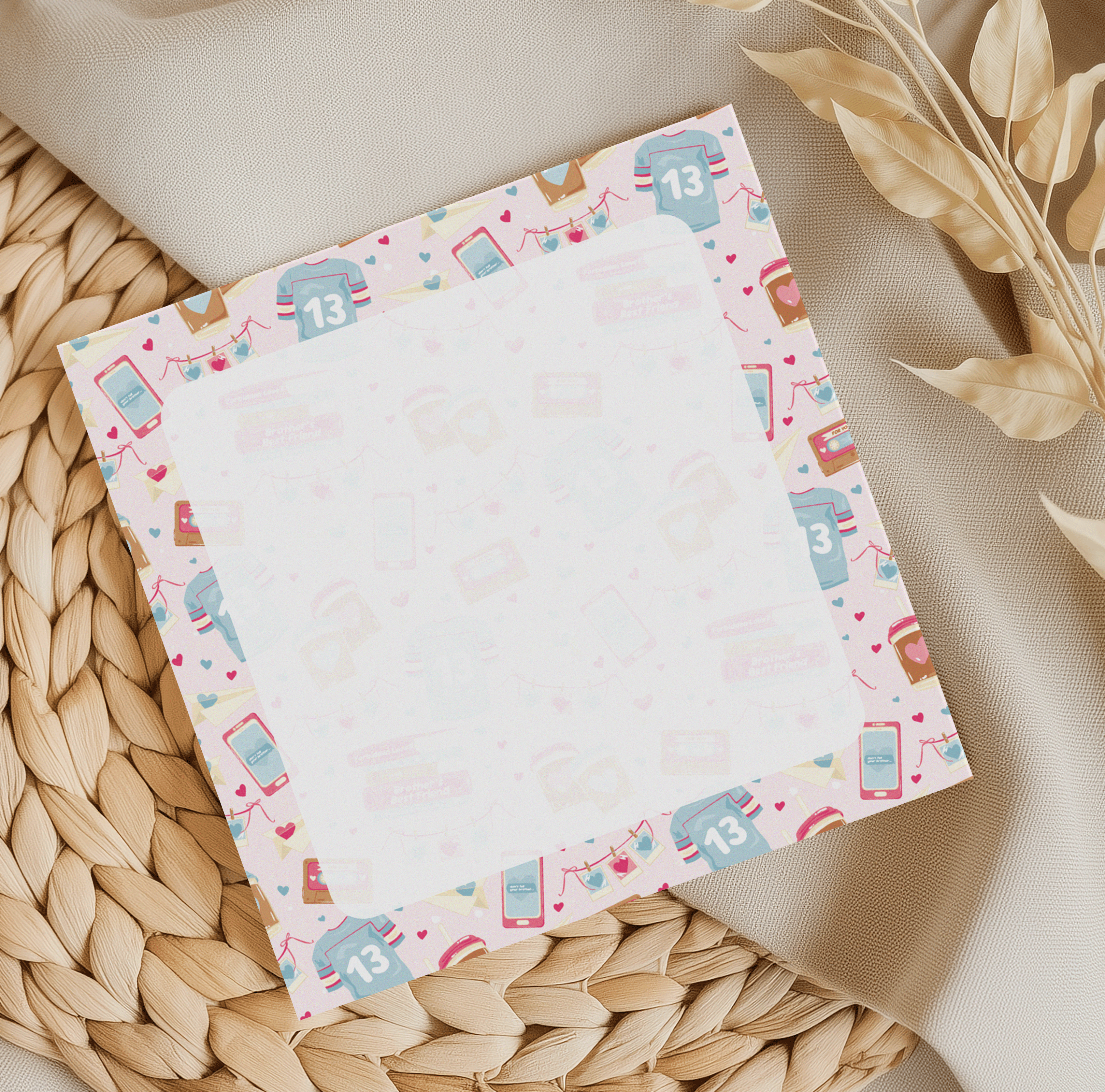 Brothers Best Friend Square Memo Pad