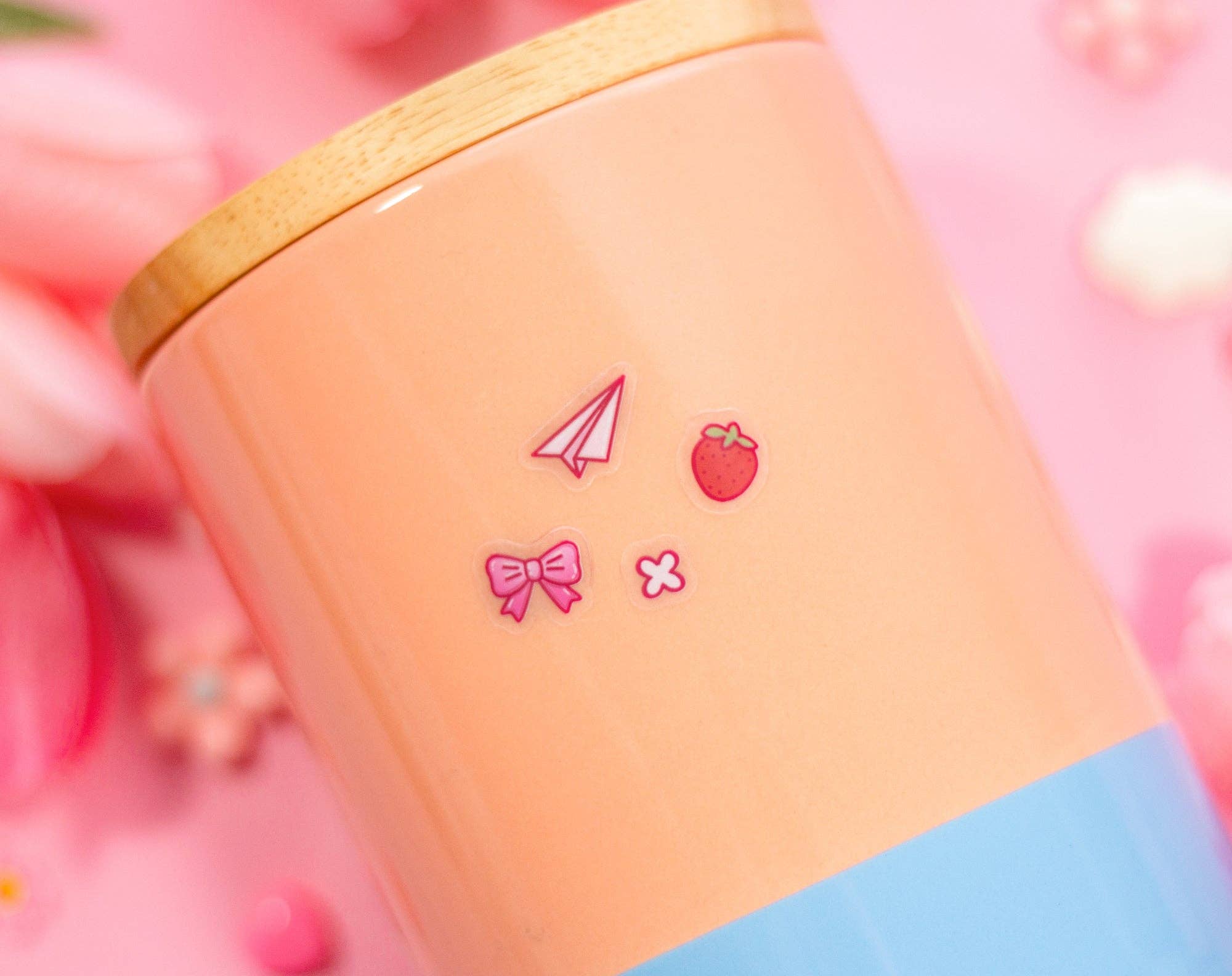 Love Story Clear Deco Sticker Sheet