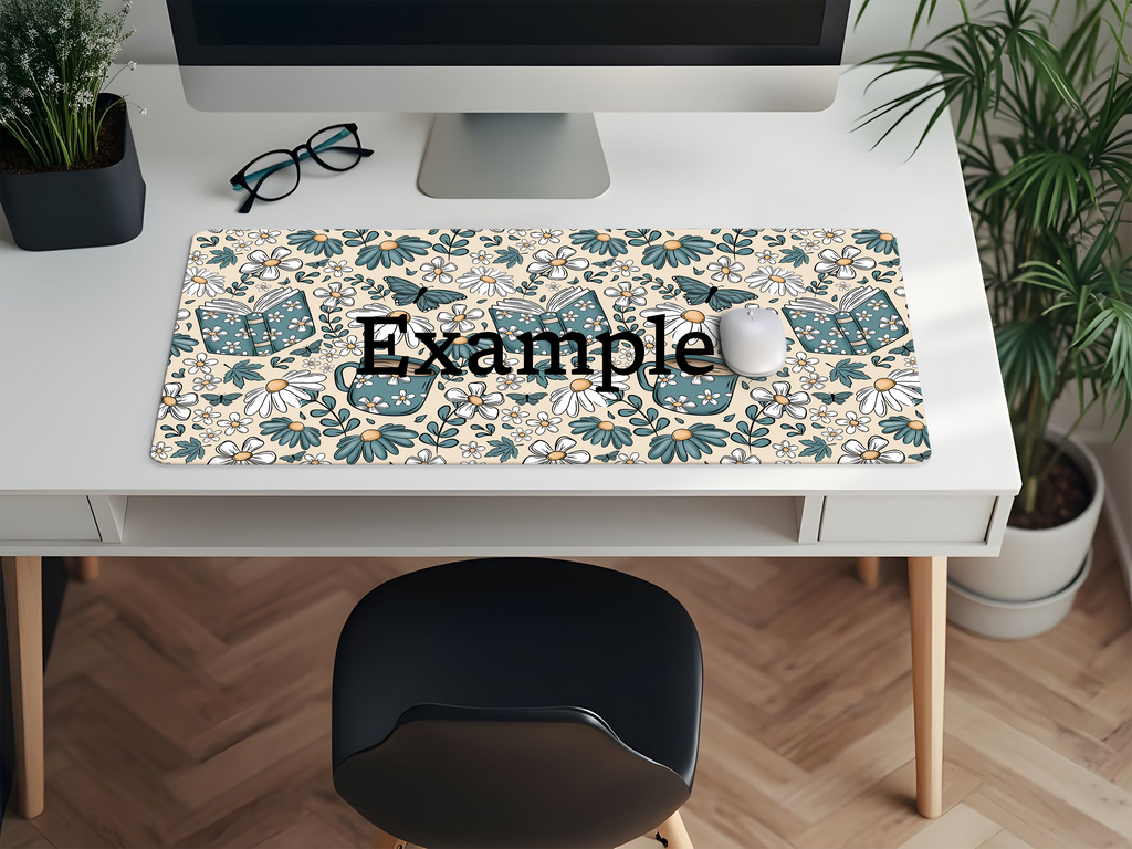 Coffee Books Desk Mat - PRE ORDER