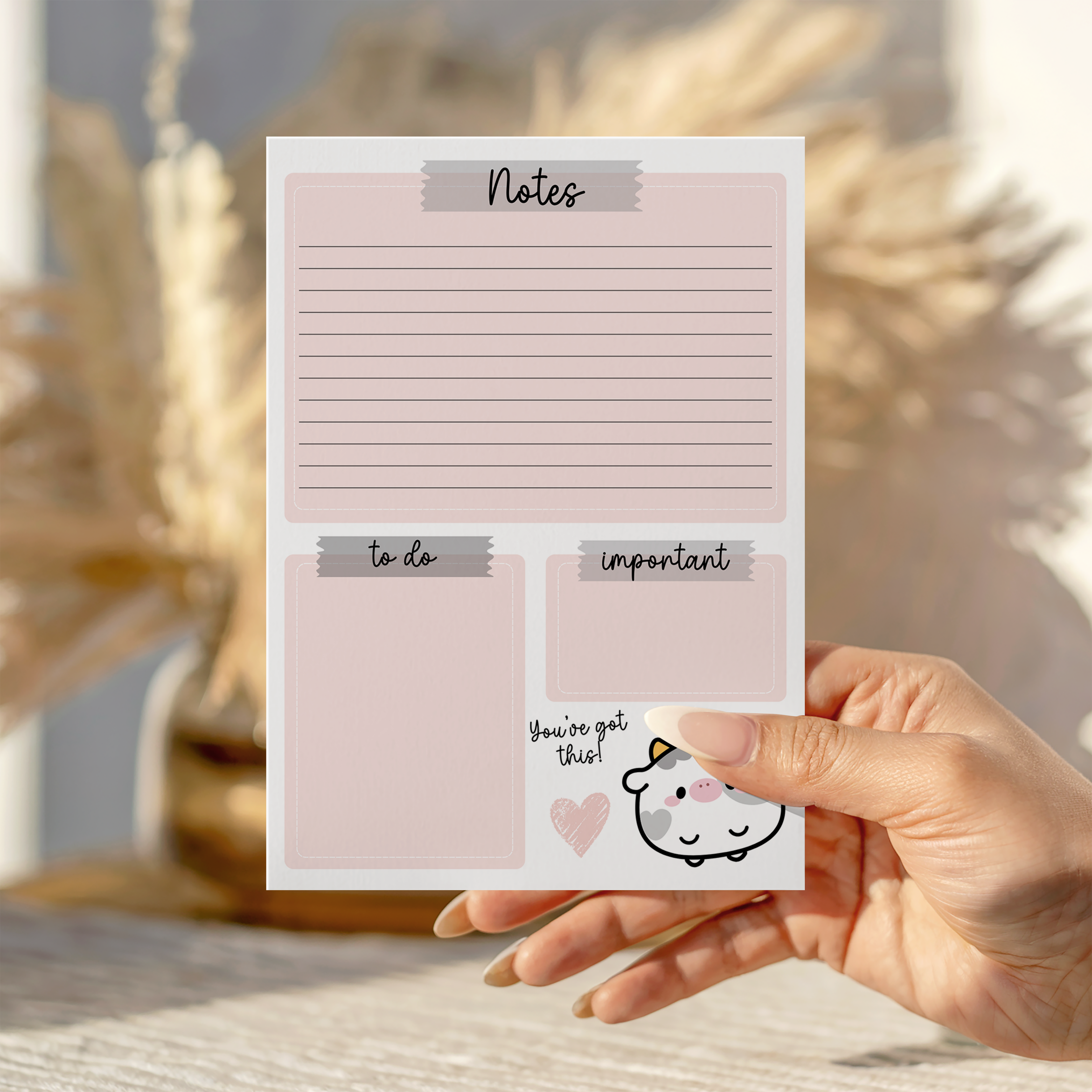 You've got this cow To do list Notepad
