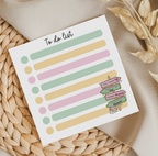 Cozy Reads To Do list Memo Pad