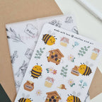 Sticker Sheet - Honey Bee House
