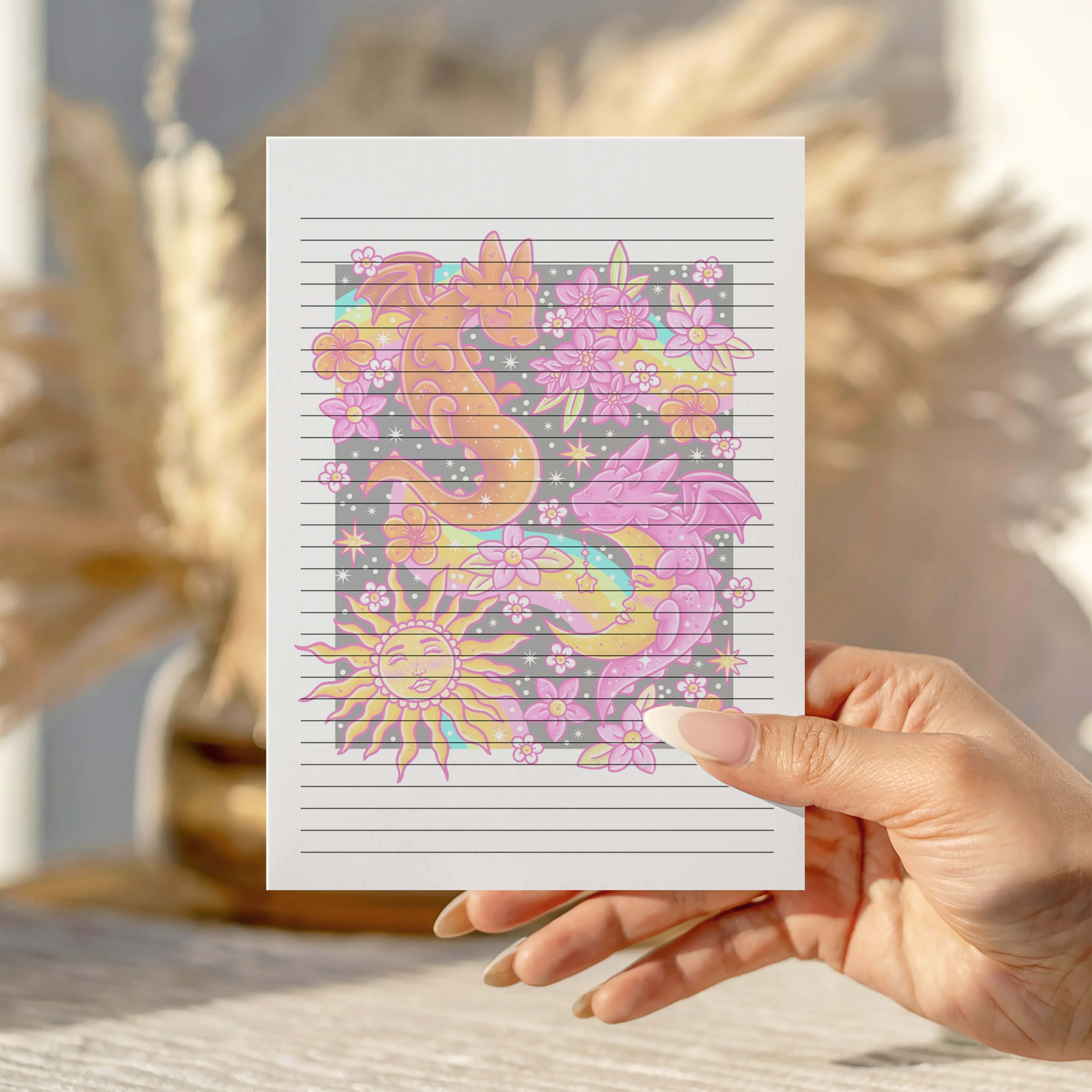 Premium notepad with 50 sheets