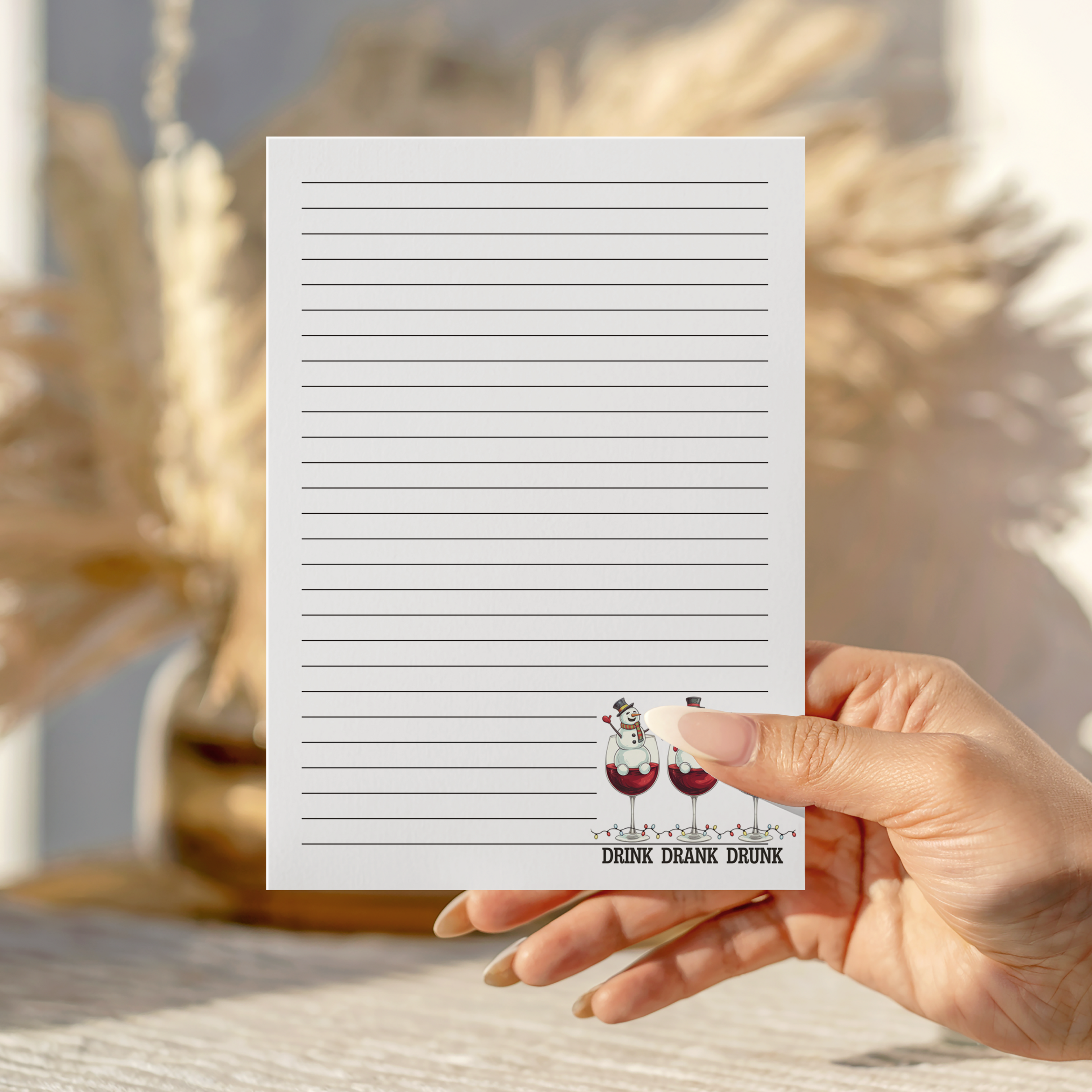 Drink Drank Drunk Notepad A5