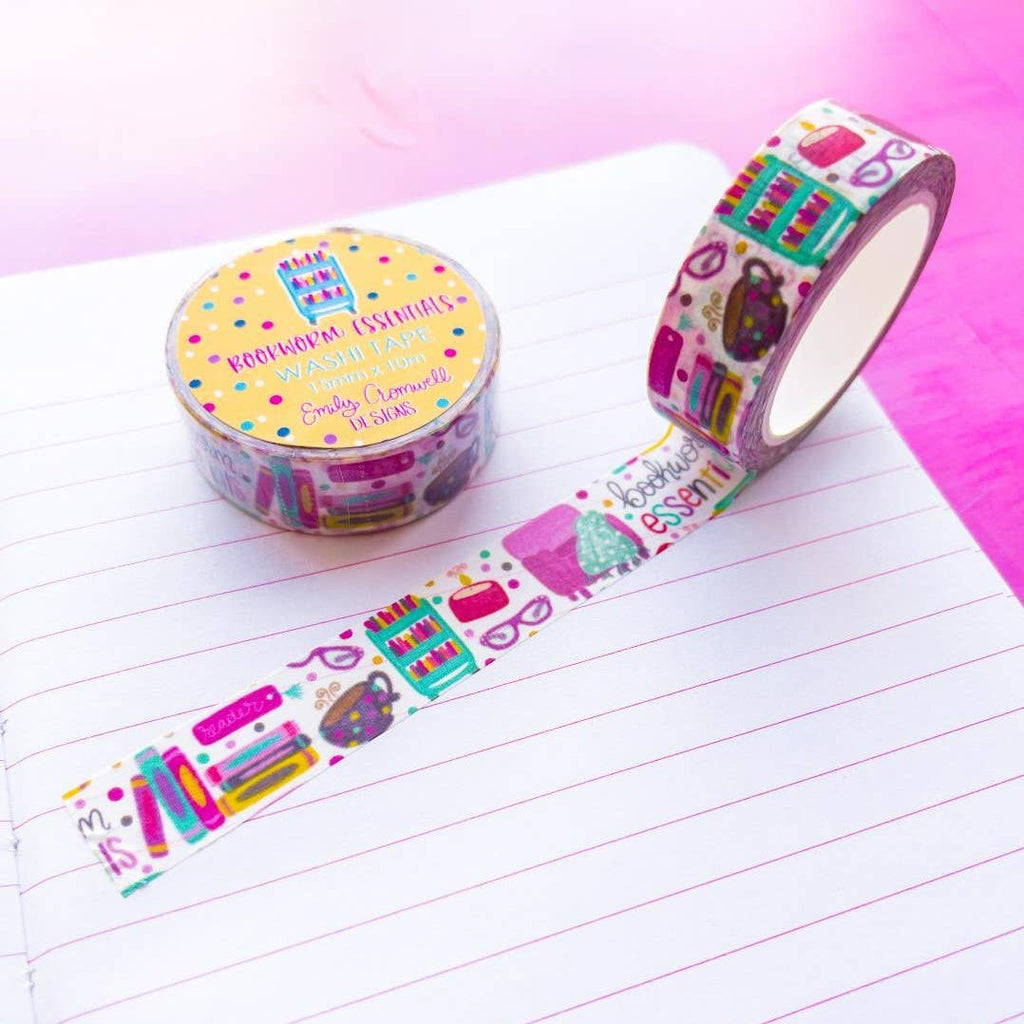 Bookworm Essentials Washi Tape