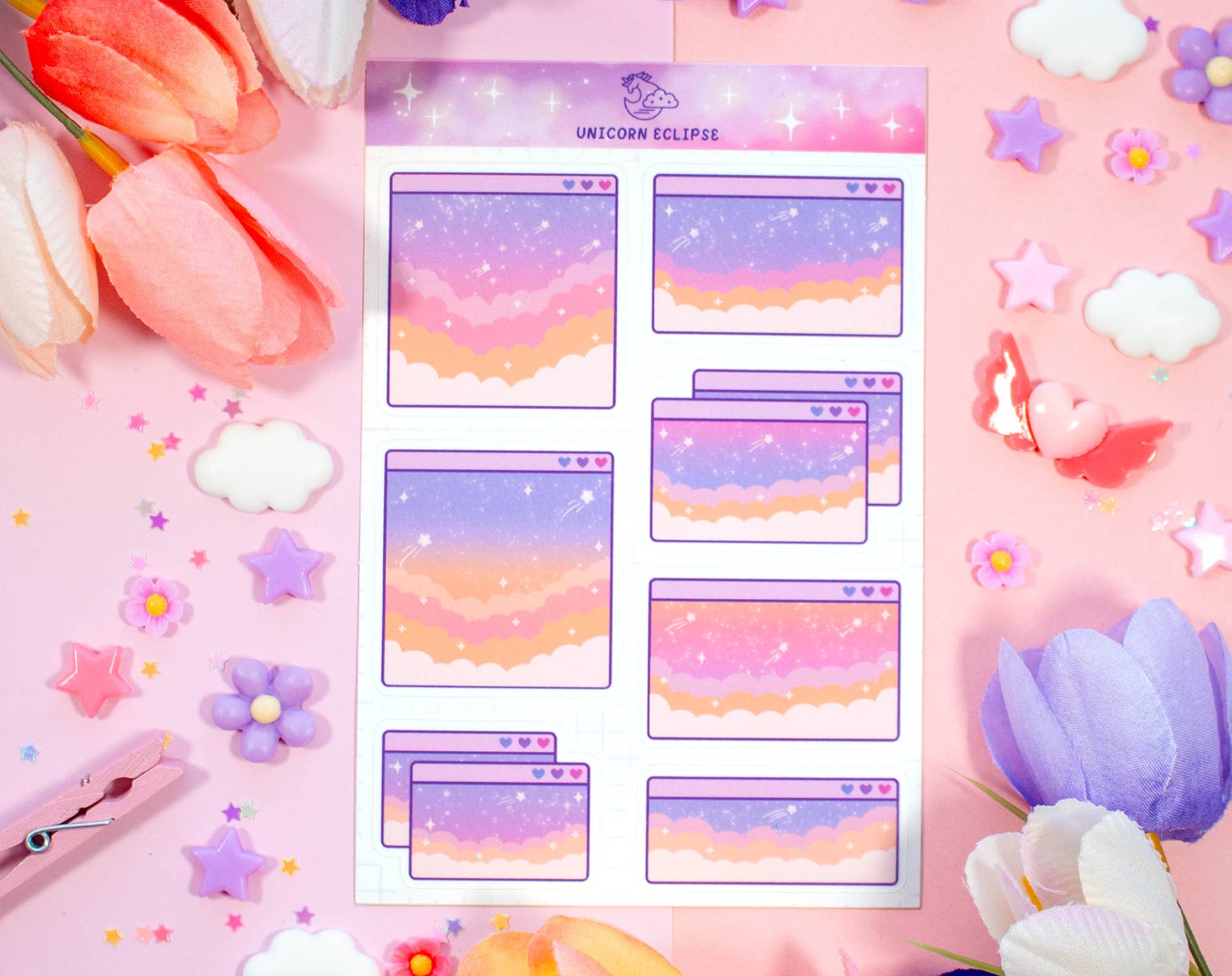 Computer Popups 2 Sticker Sheet