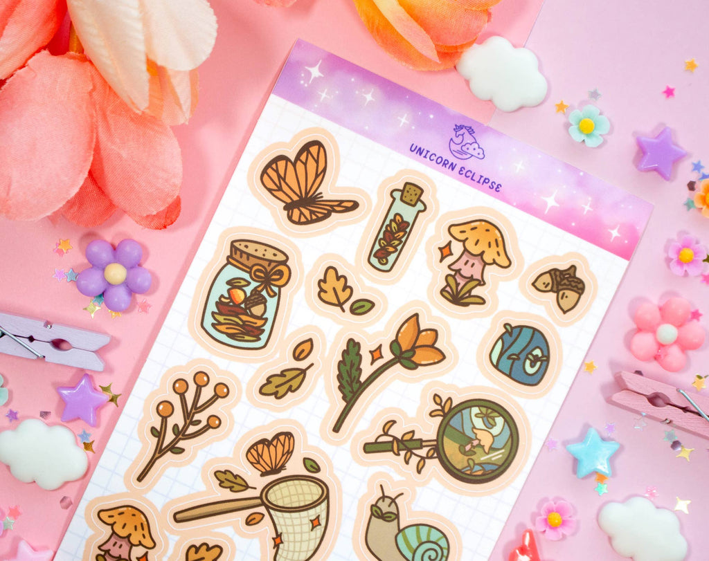 Forest Finds Sticker Sheet
