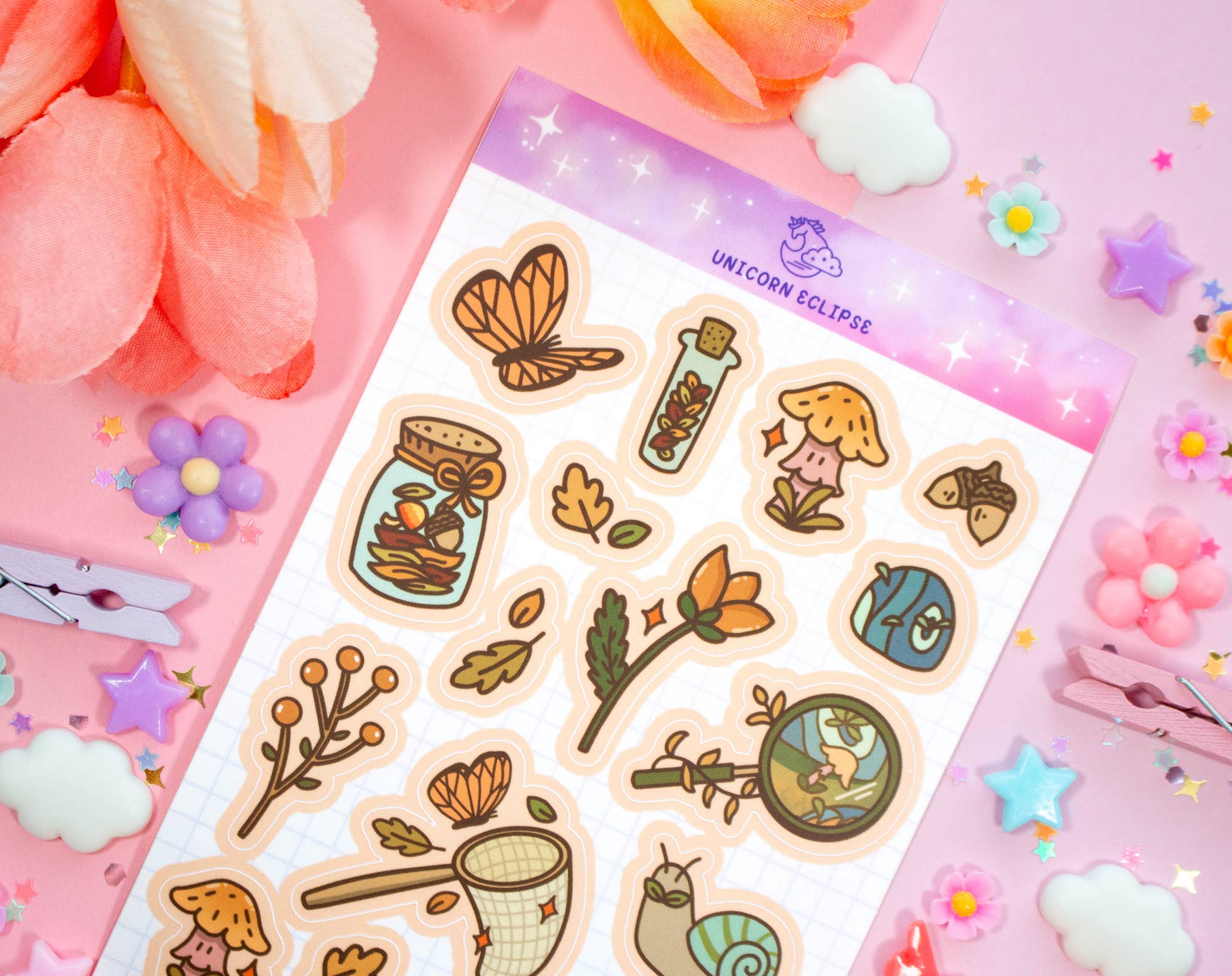 Forest Finds Sticker Sheet