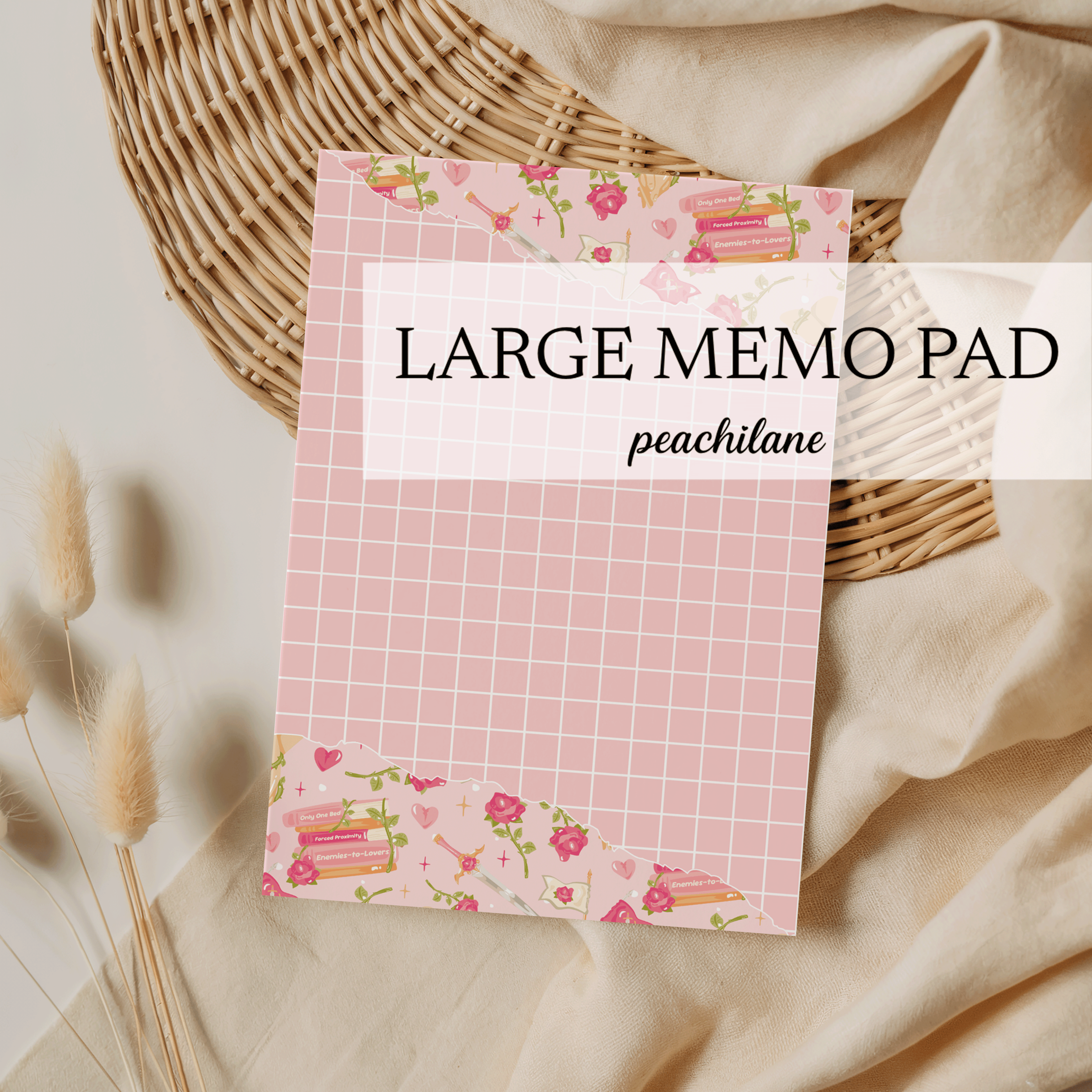 Enemies to Lovers Large Memo Pad