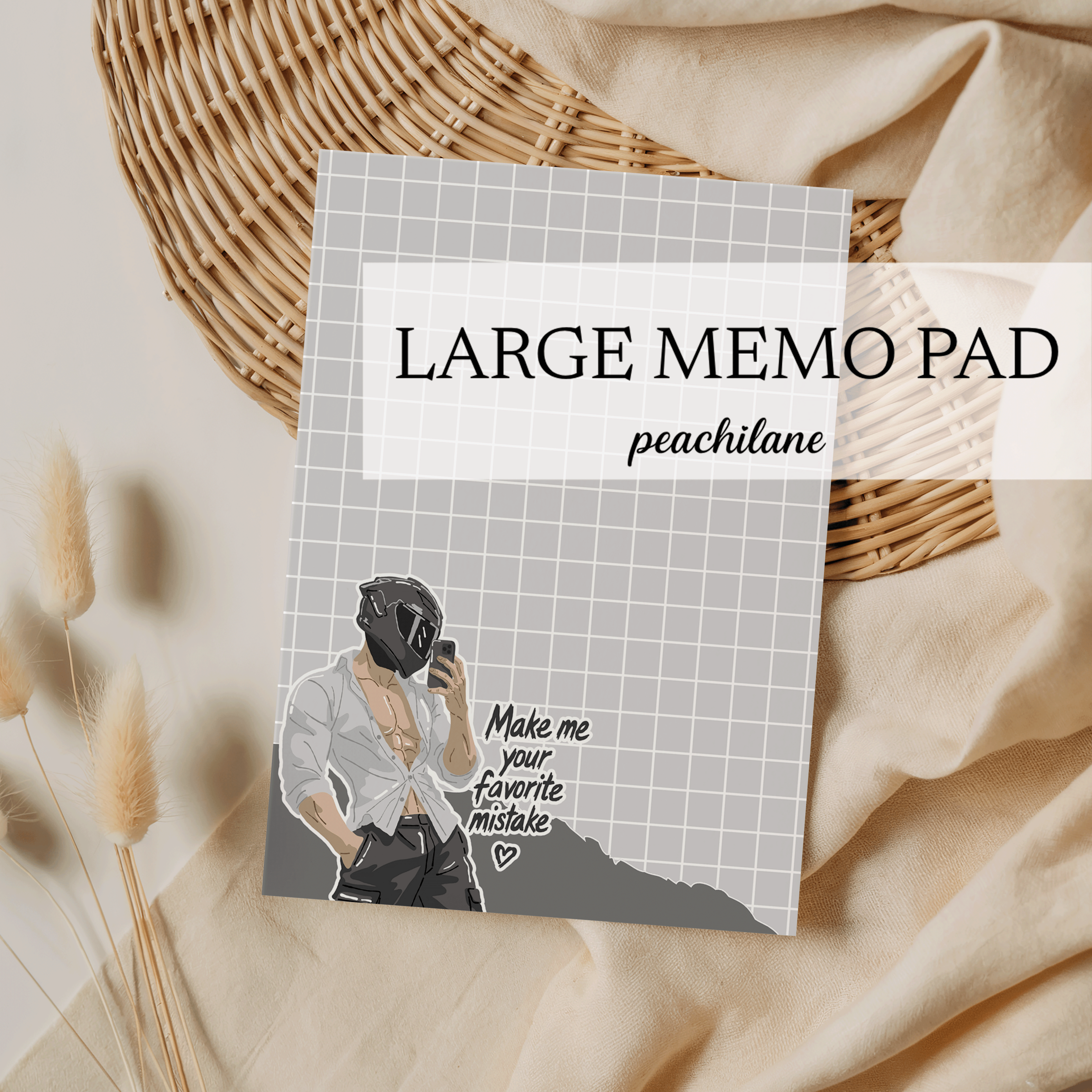 Make me your Favorite Mistake Large Memo Pad