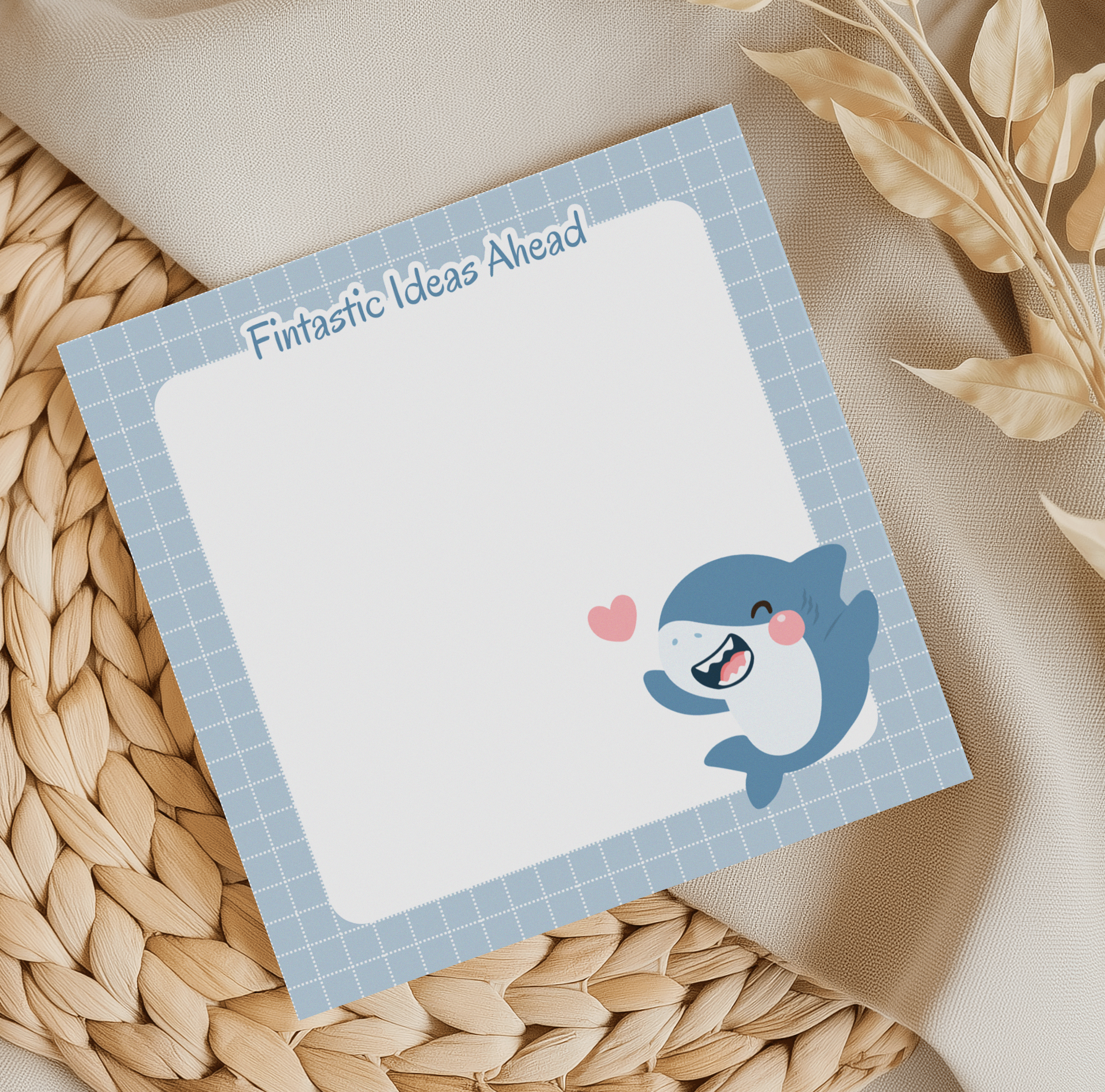 Fintastic Ideas Ahead Memo pad