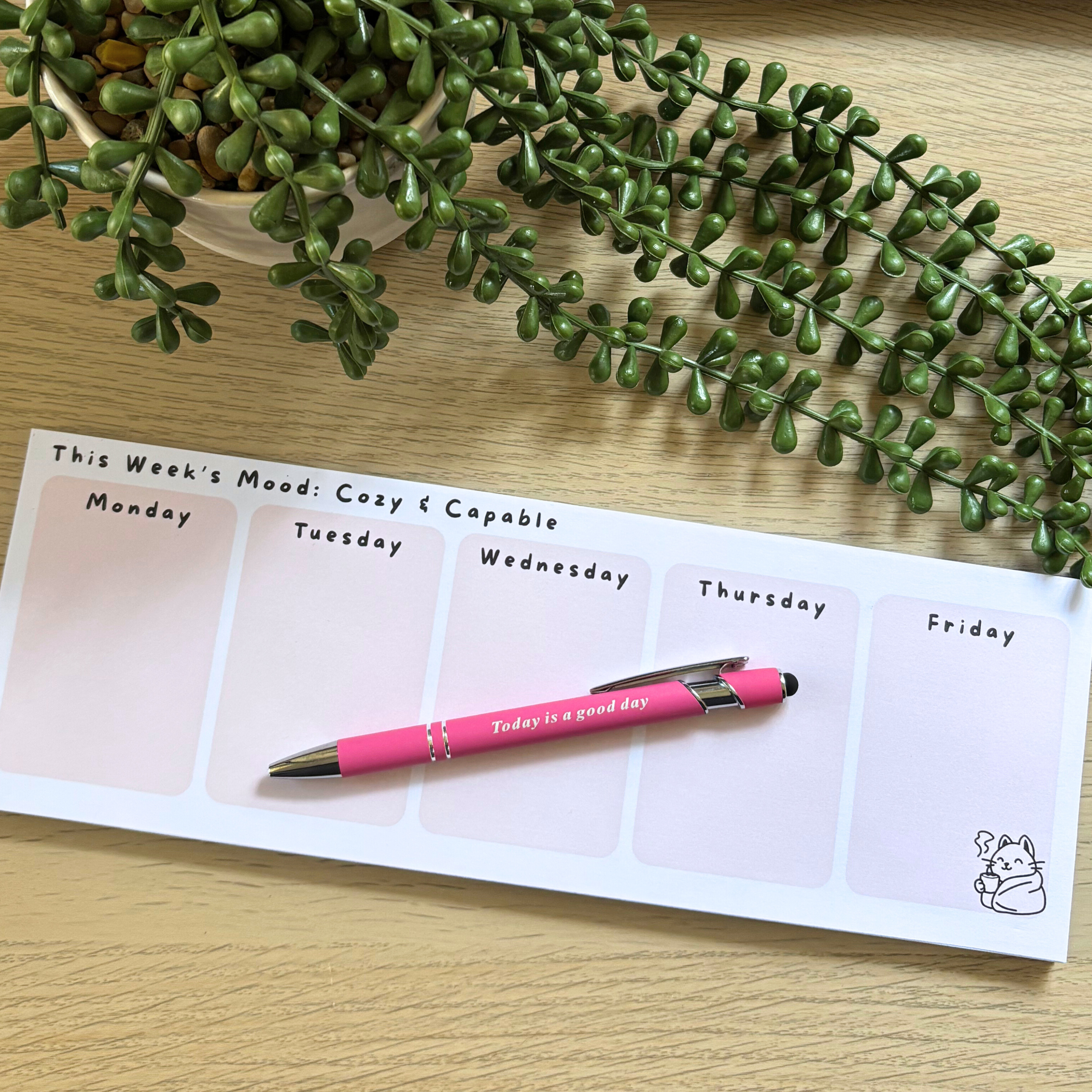 This week's Mood: Cozy & Capable Notepad