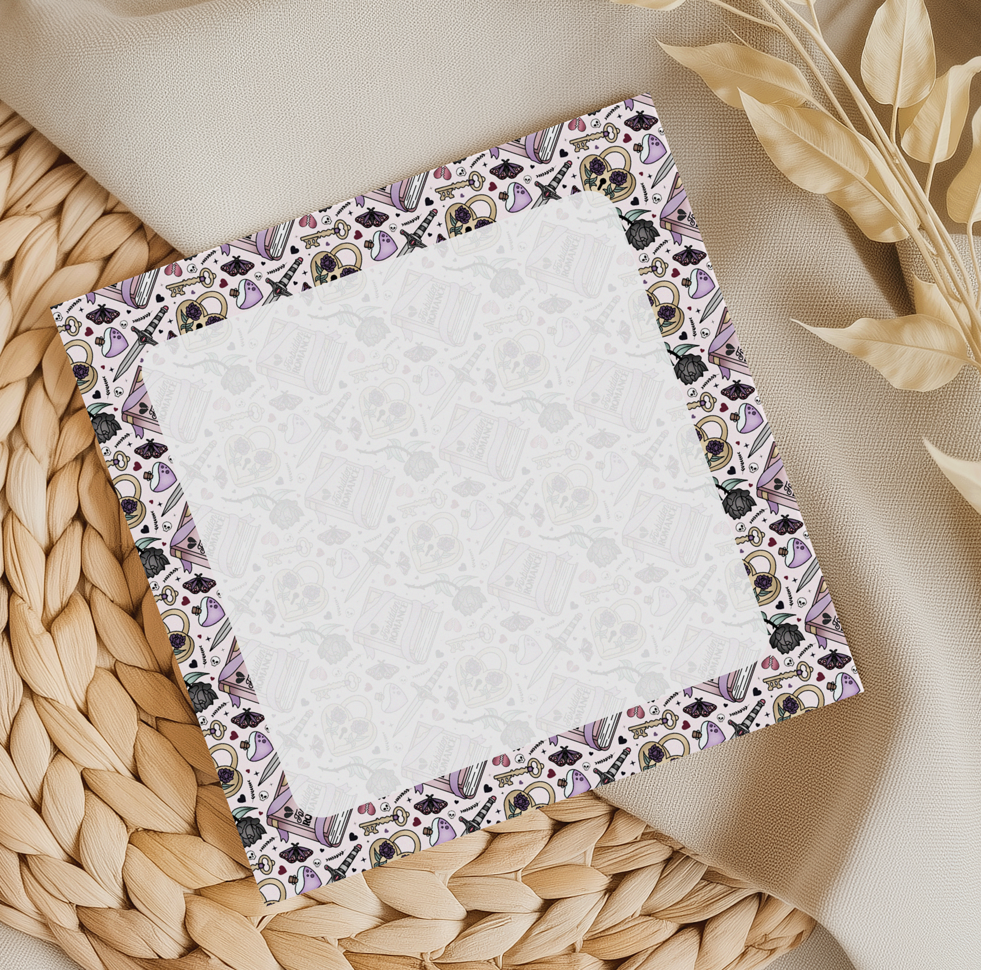 Forbidden Romance Square Memo Pad