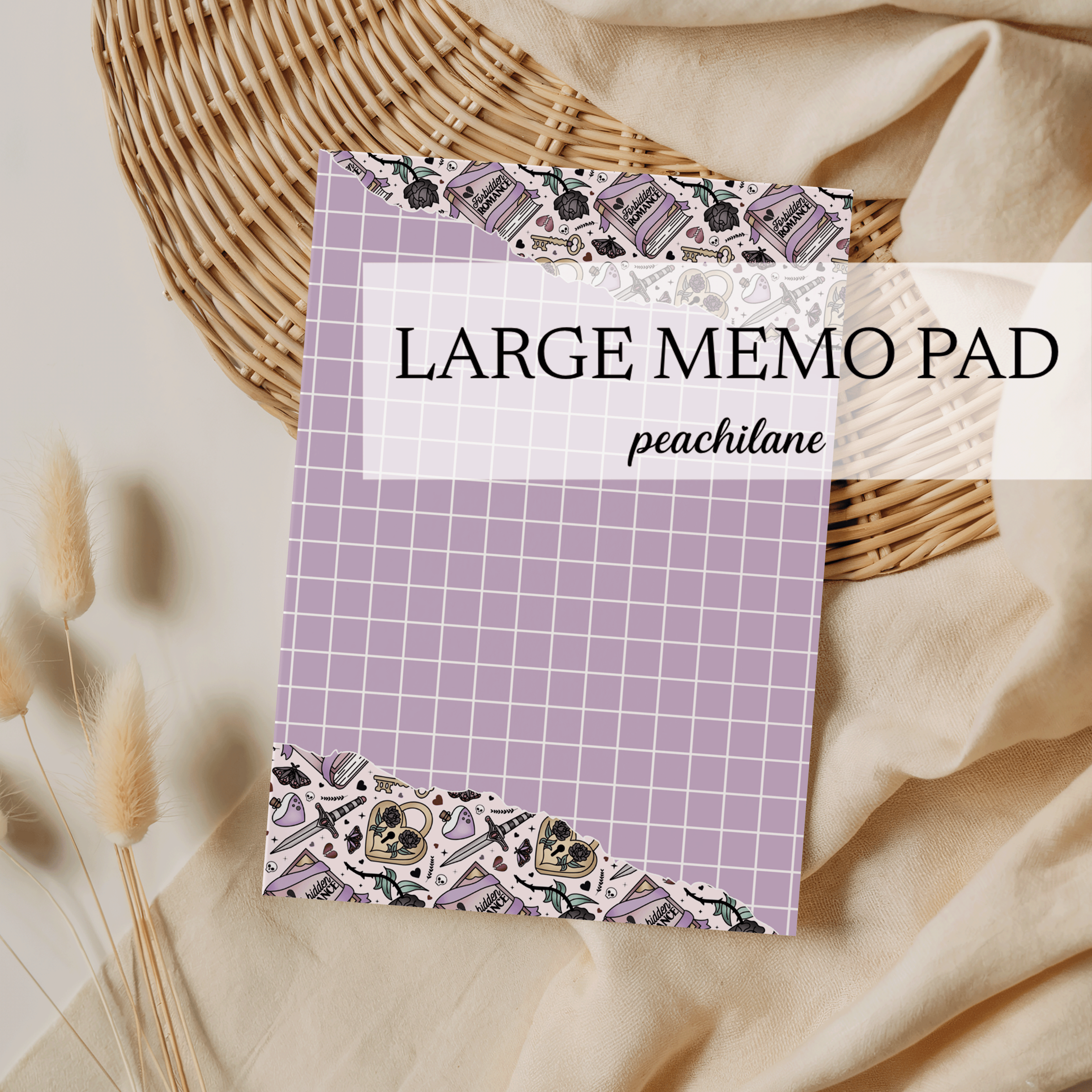 Forbidden Romance Large Memo Pad