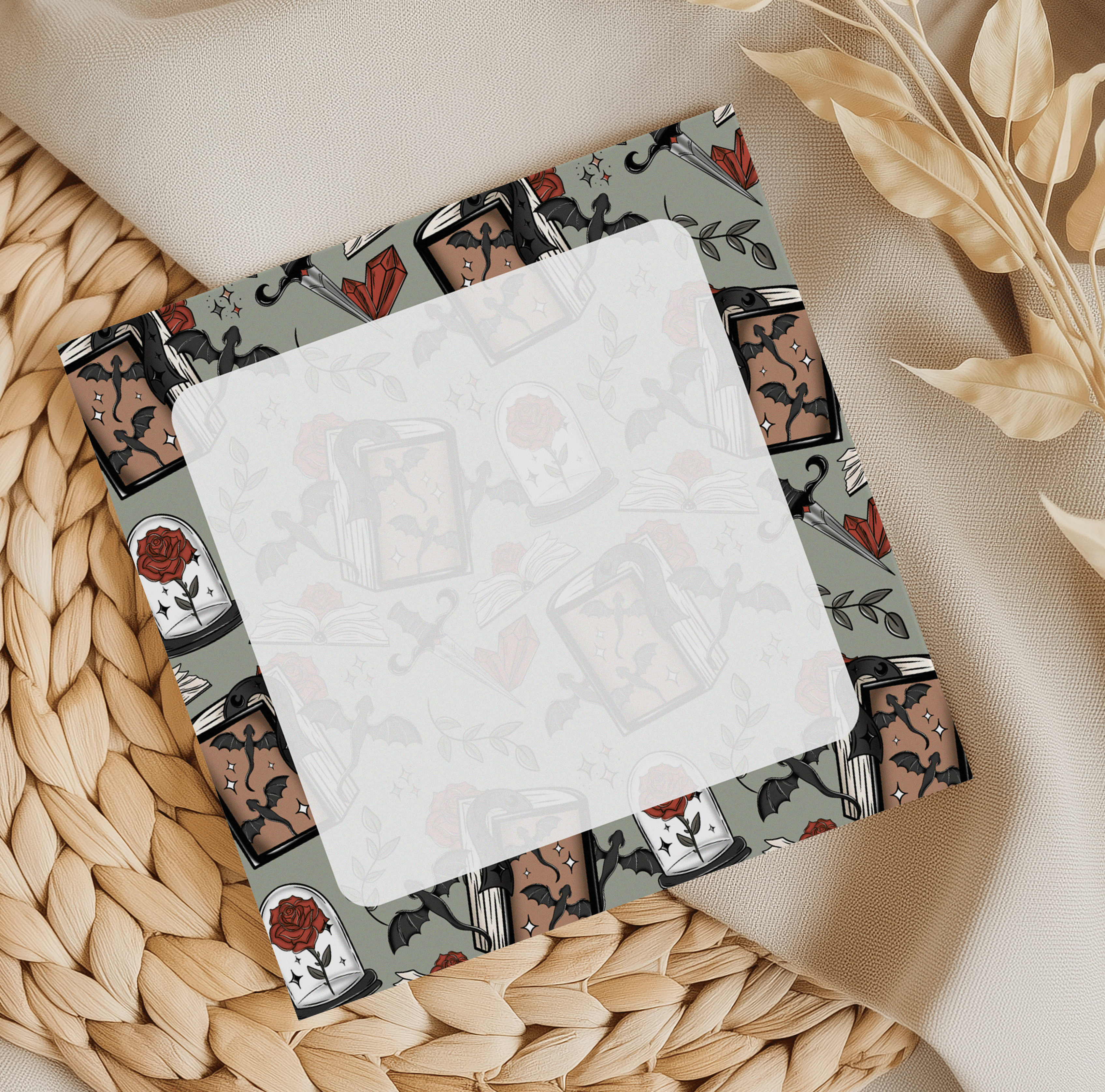 Fantasy World Square Memo Pad