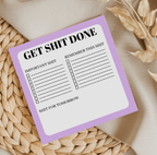 Get shit done memo pad