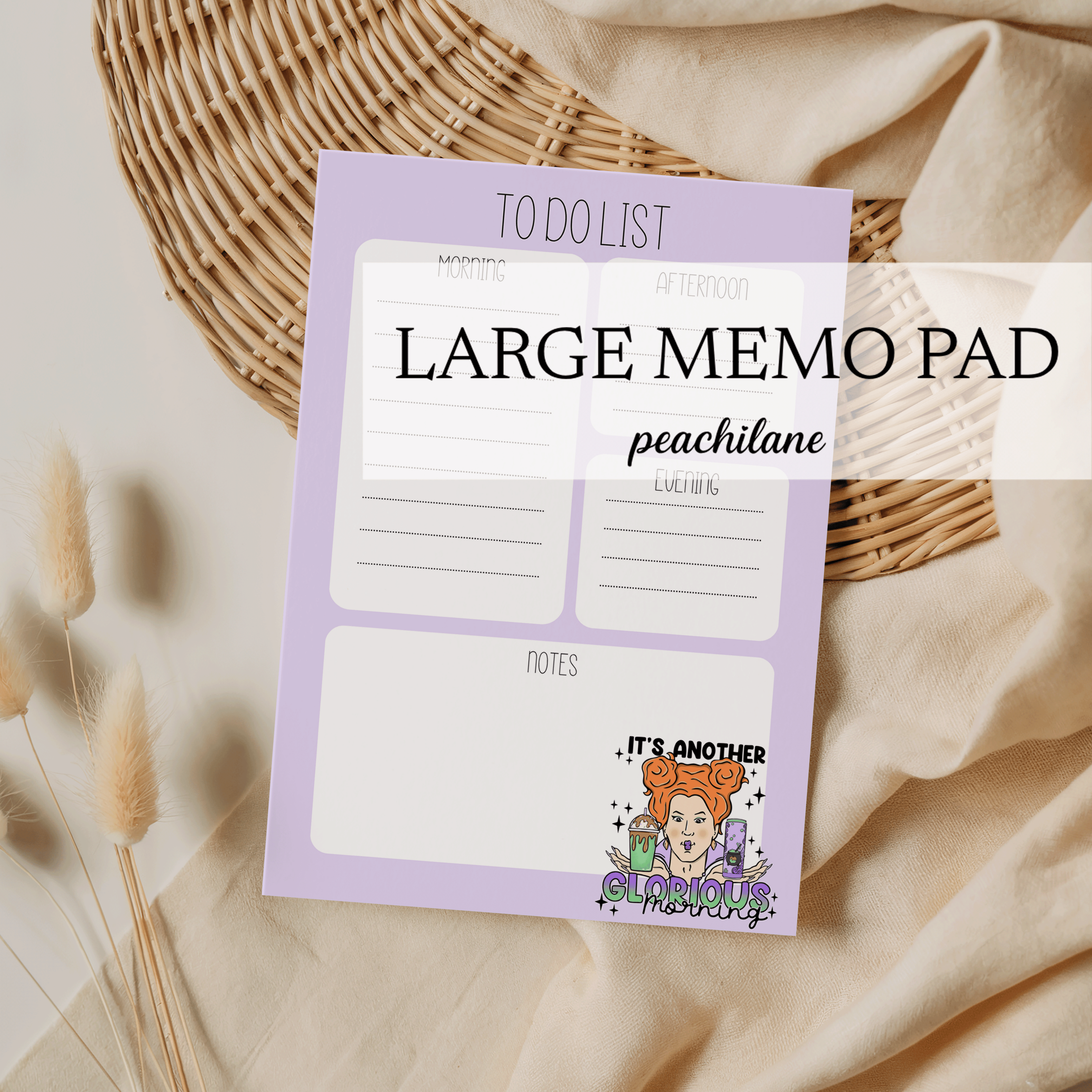Glorious Morning Large Memo Pad