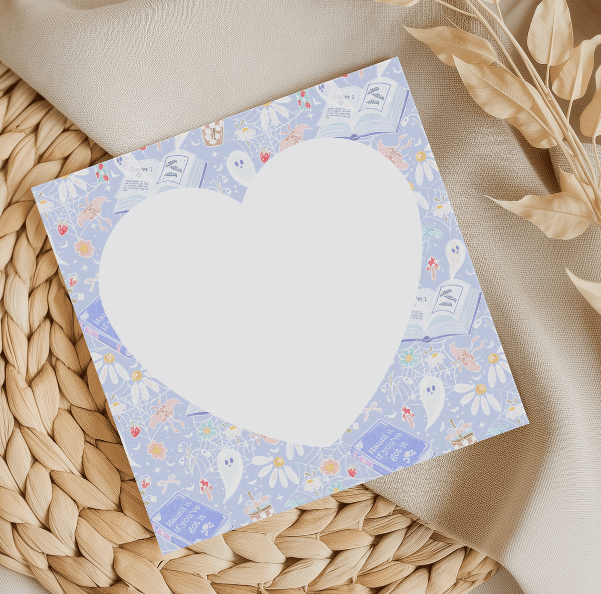 Haunt it Heart Memo Pad