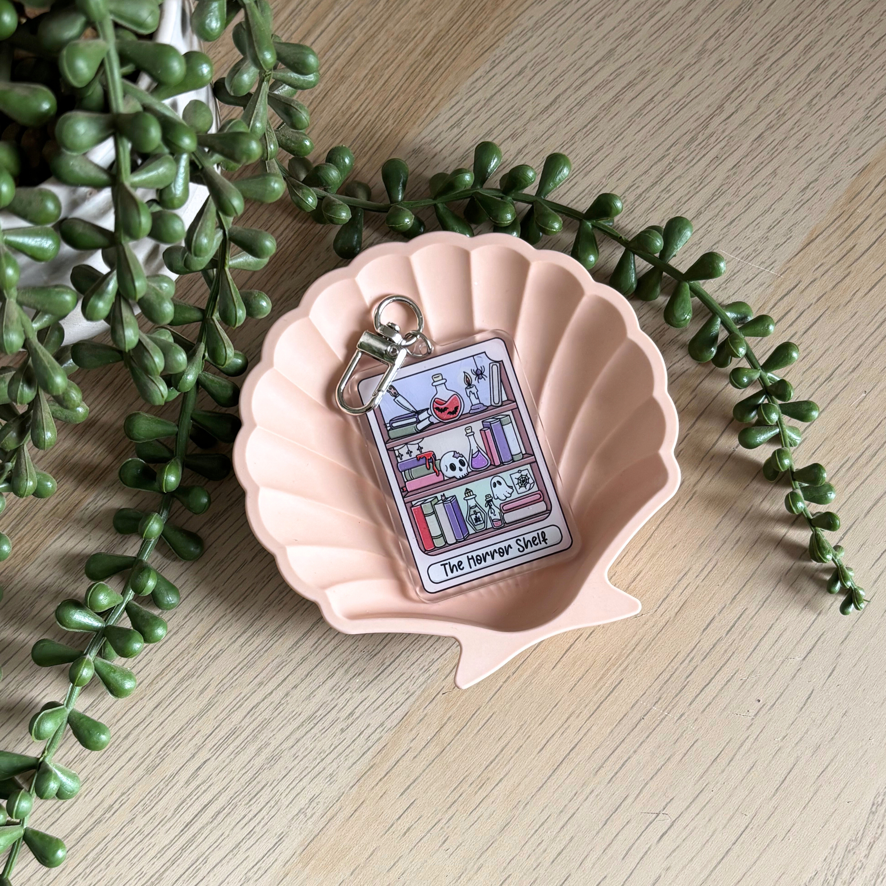The Horror Shelf shelf Keyring