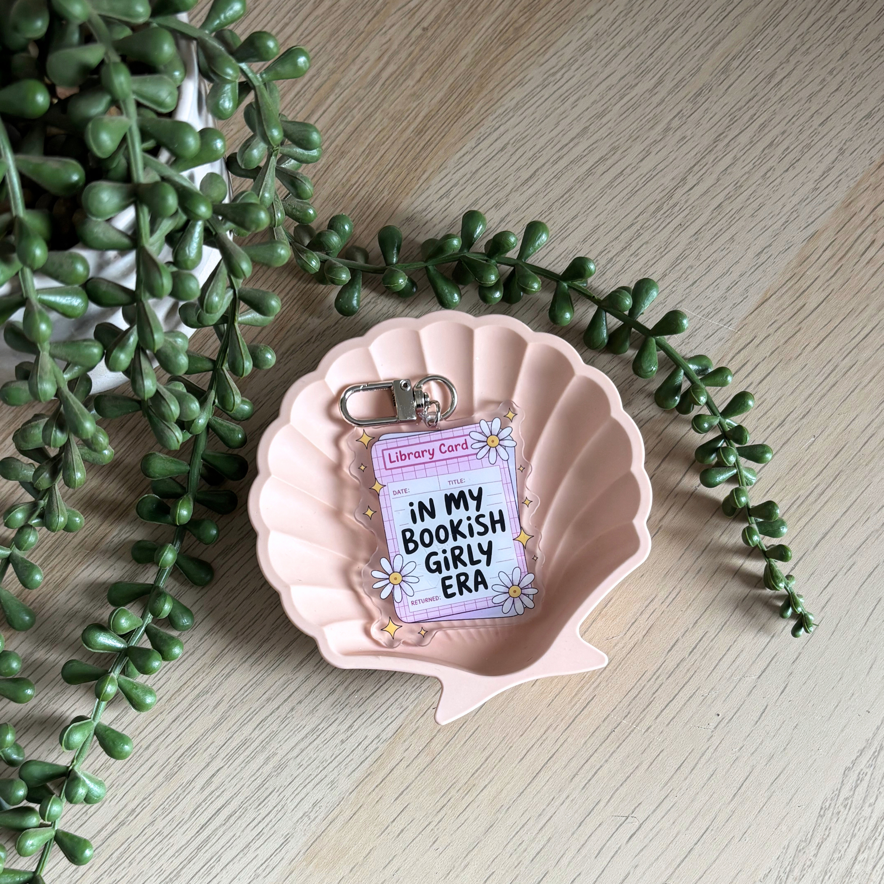 Bookish Girly Era Keyring